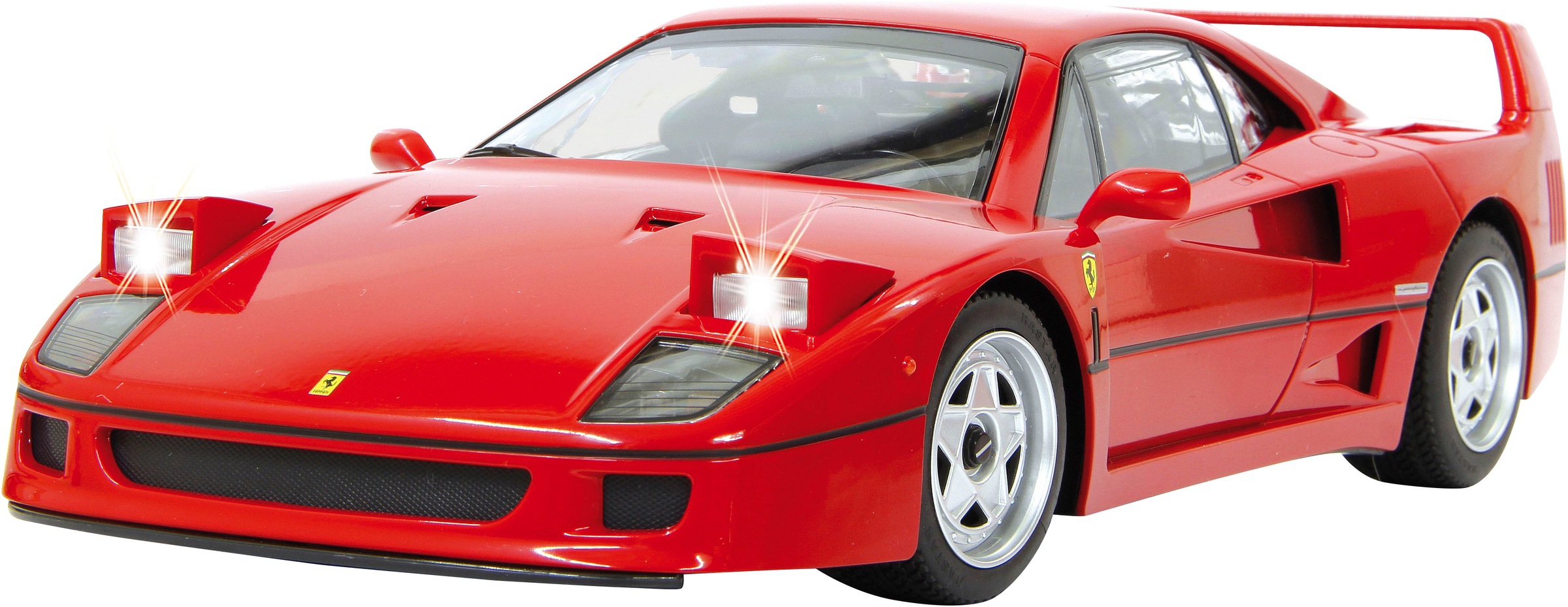 Jamara RC-Auto »Deluxe Cars, Ferrari F40, 1:14, rot, 27MHz«, mit LED-Licht