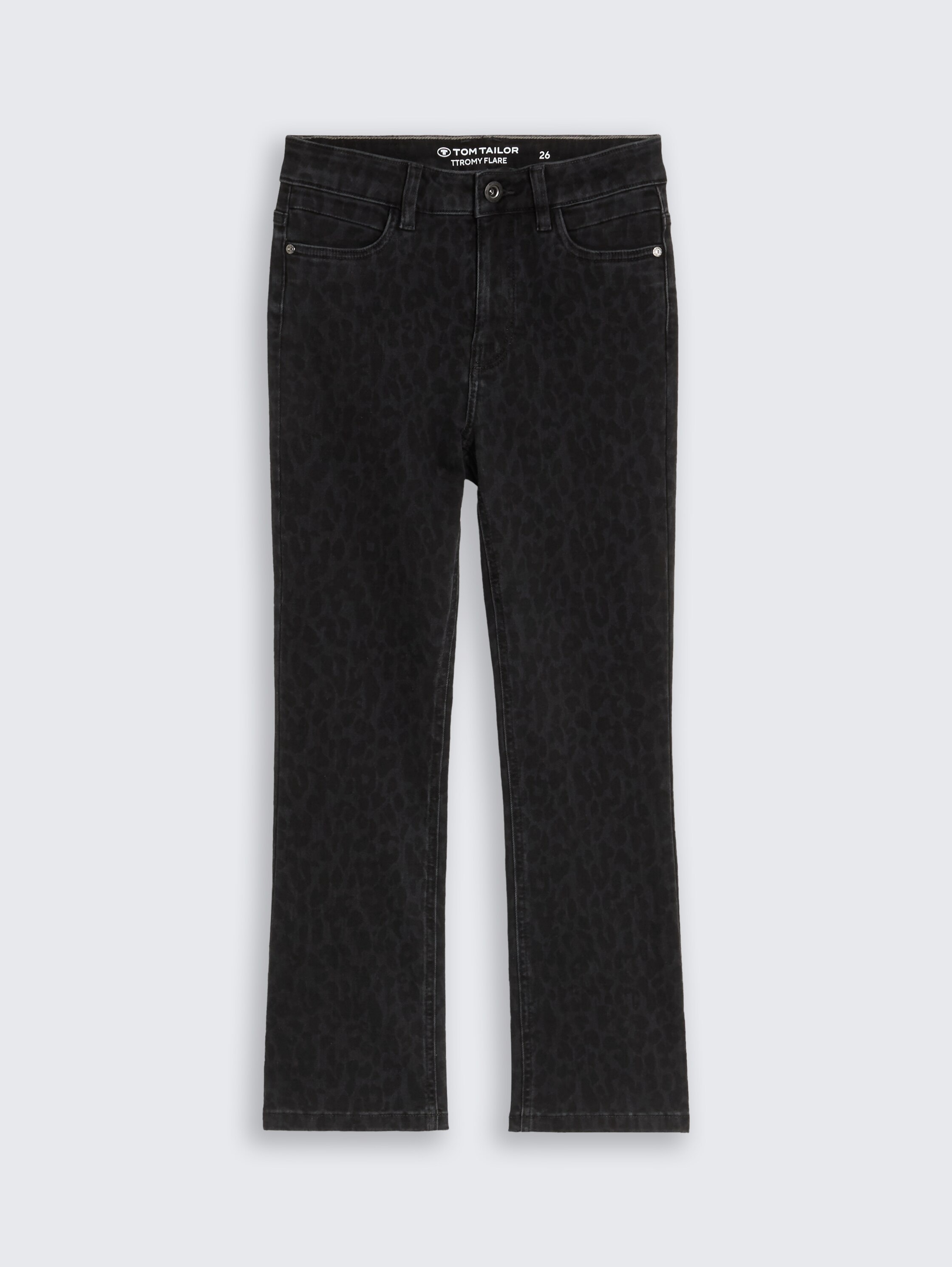 TOM TAILOR 3/4-Jeans »Kate - Slim« mit Leo-Print und Stretch