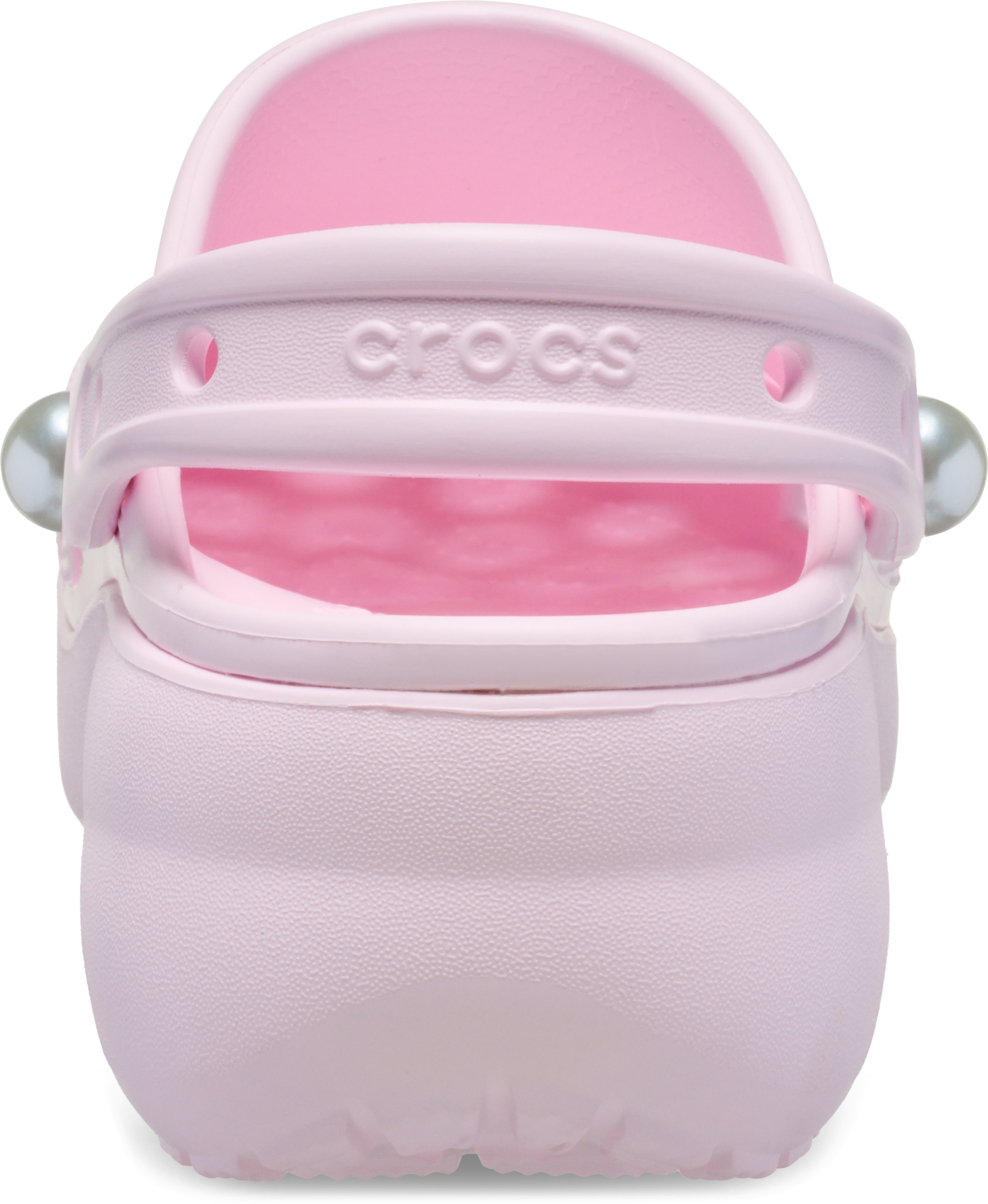Crocs Clog »Classic Platform Pearl Clog«, Plateaschuh, Sandale mit Zierperlen