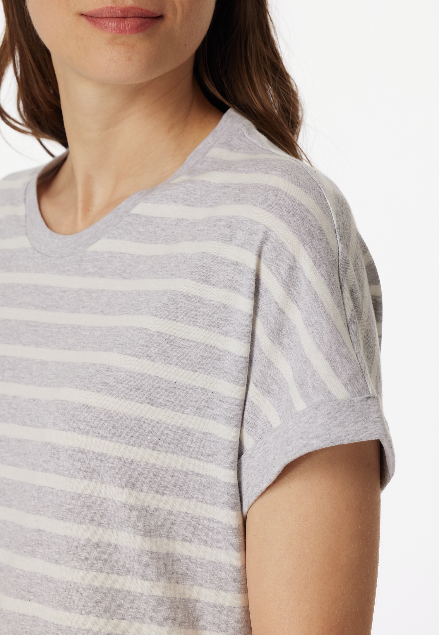 Schiesser Nachthemd »"Casual Essentials"«, mit garngefärbten Streifen und sportlichen Taschen