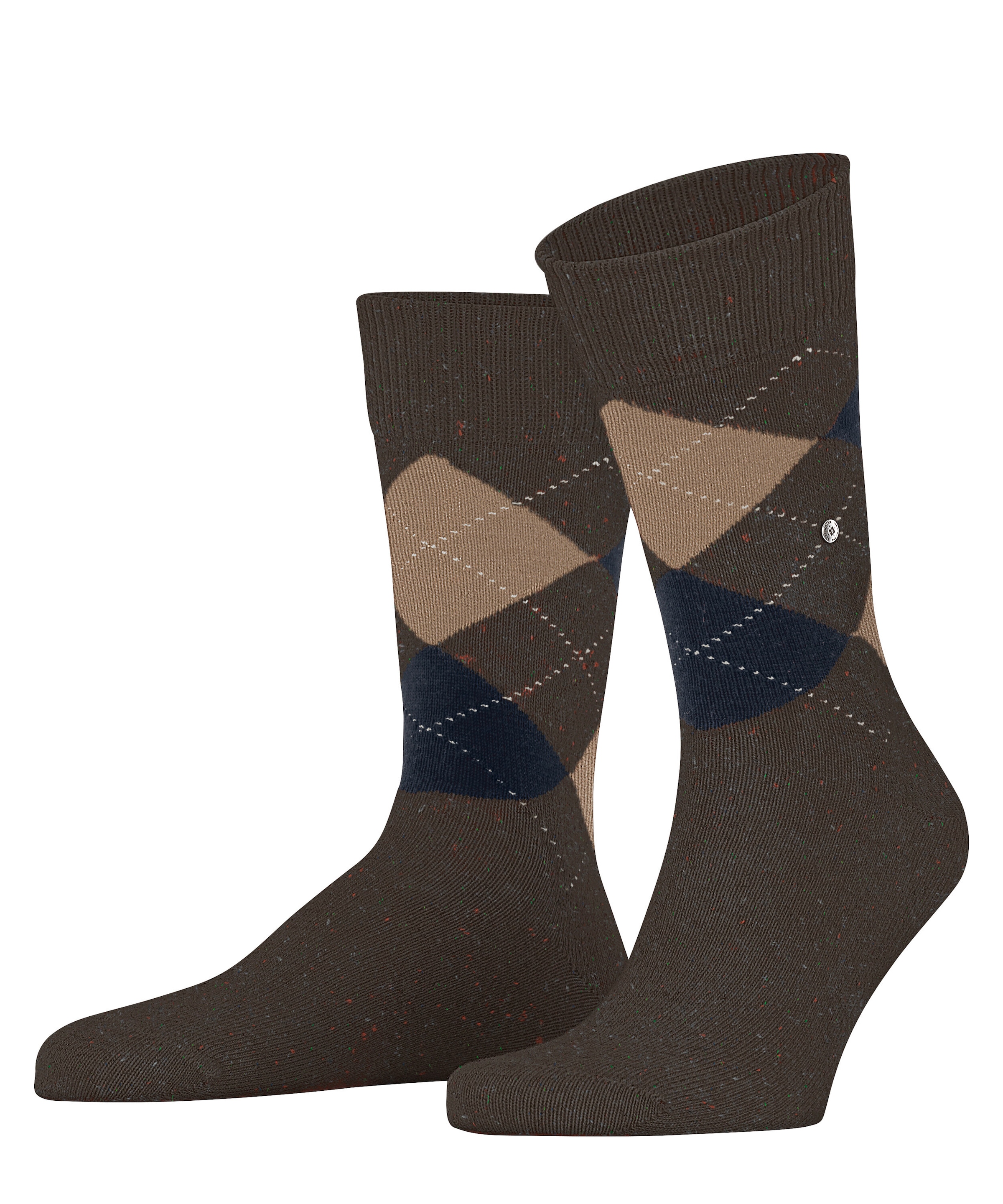 Burlington Socken »Dundee« Einheitsgröße 40-46, Argyle-Muster, Burlington-Clip
