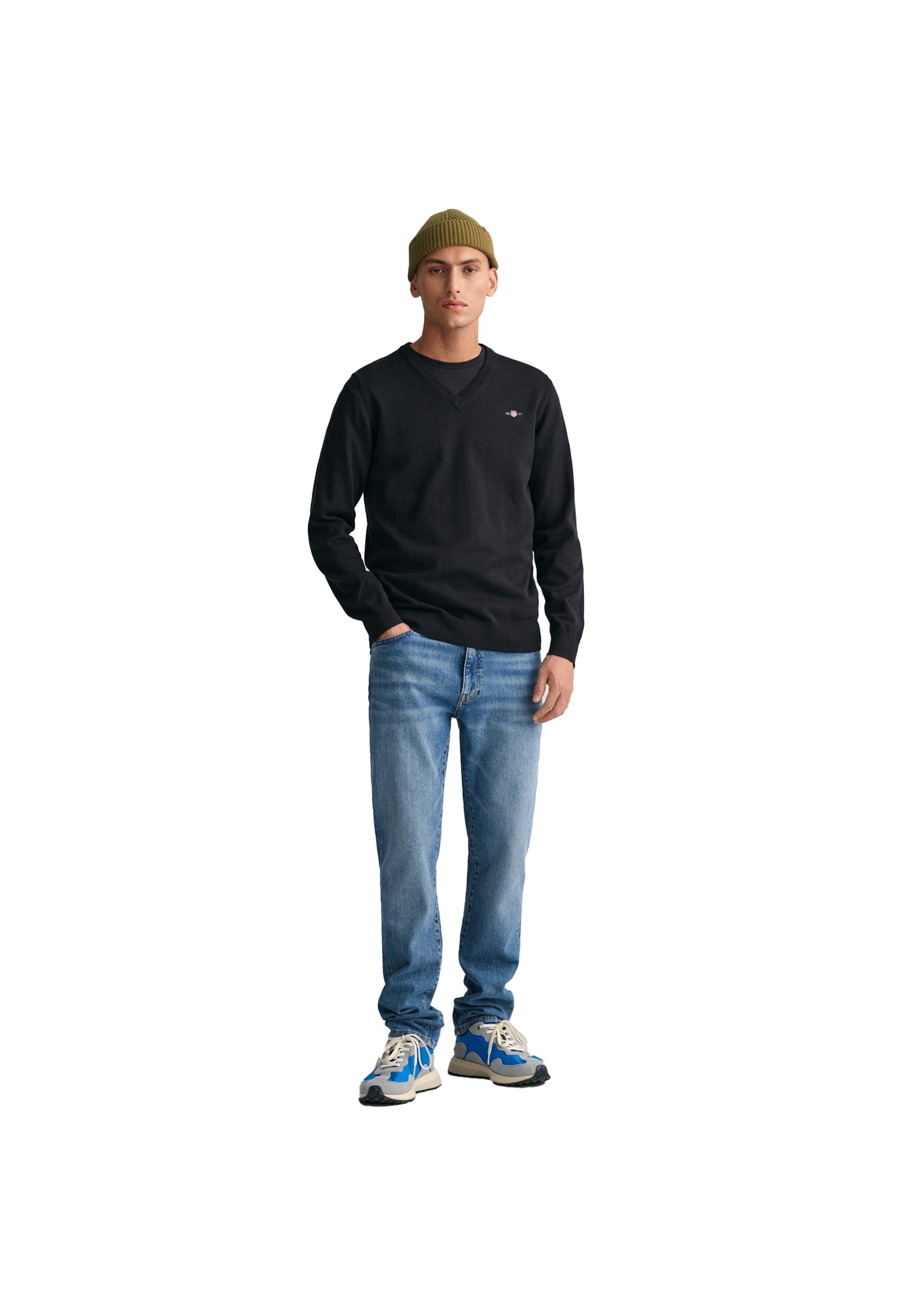 Gant Sweater »Strickpullover CLASSIC COTTON V-NECK«
