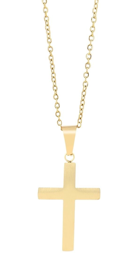 Adelia´s Kette ohne Anhänger »Unisex Halskette mit Anhänger ¿ Kreuz aus Edelstahl«