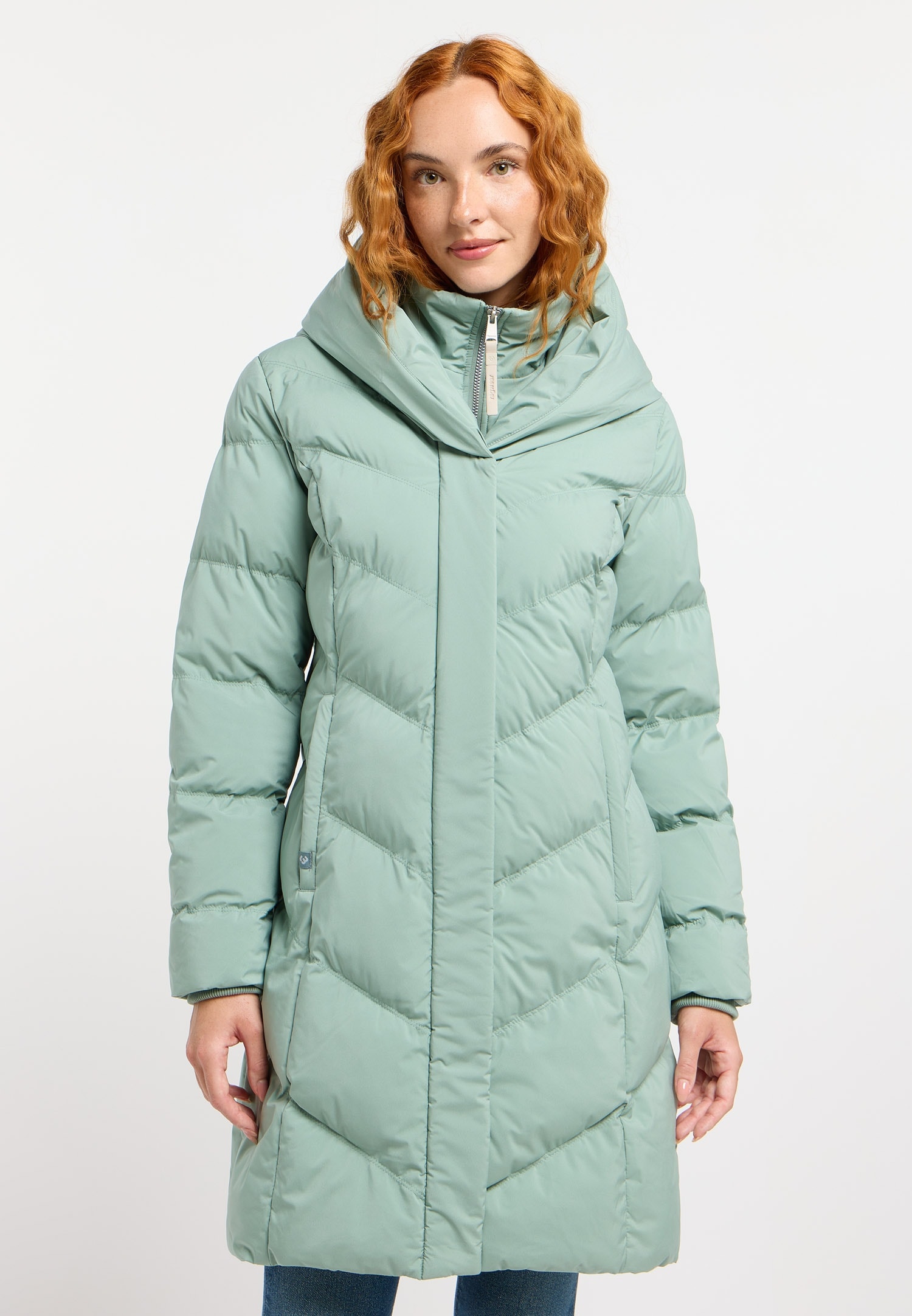 Ragwear Steppmantel »NATALKA« verdeckter Reißverschluss
