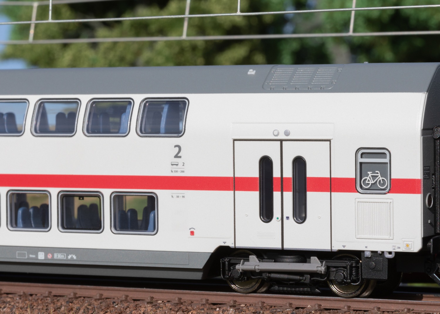 Märklin Personenwagen »IC2 Doppelstock-Mittelwagen DBpza 682.2, 2. Klasse - 43490«, Made in Europe