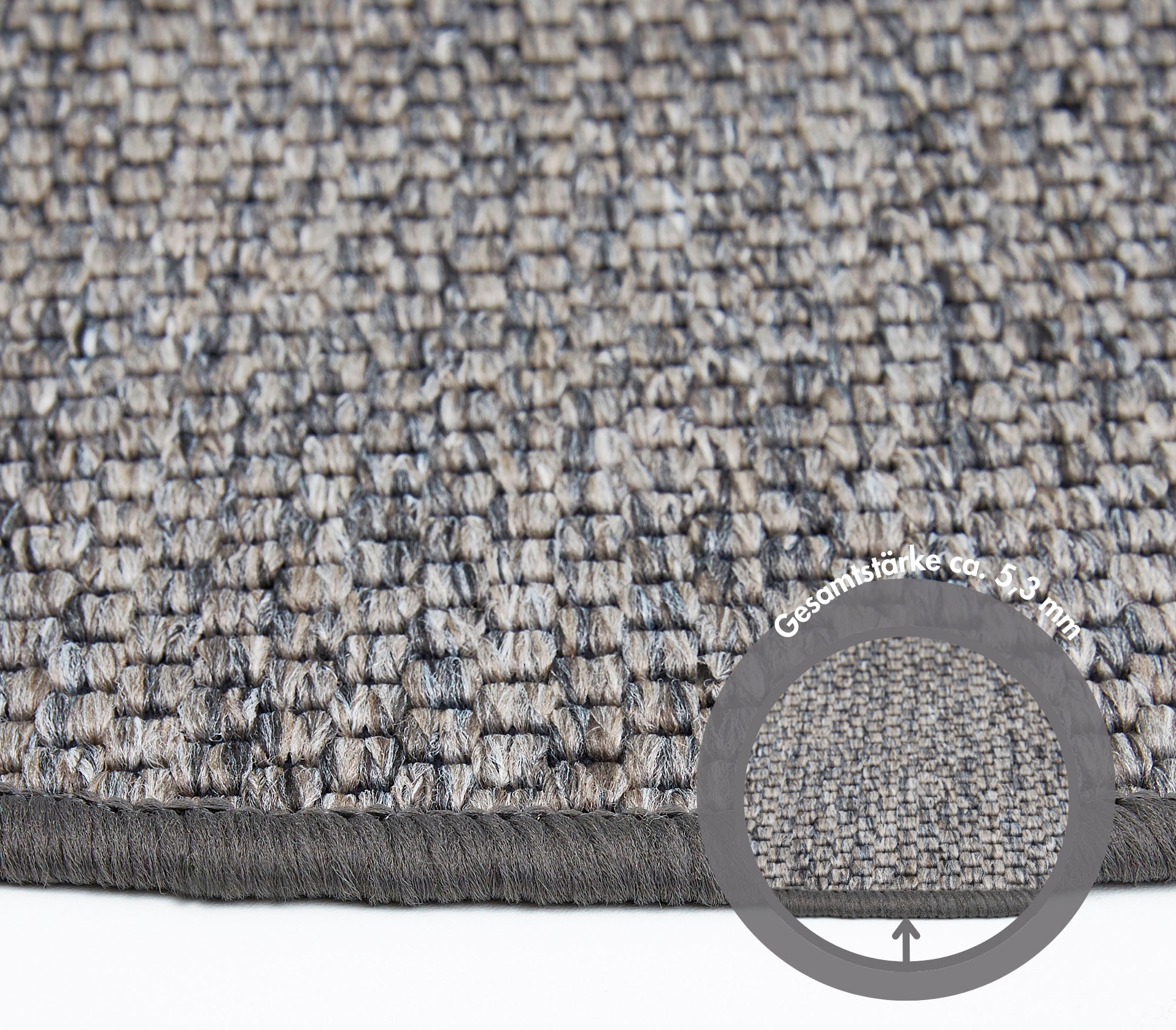 Andiamo Stufenmatte »Skagen, Made in Netherlands« halbrund 5 mm Höhe meliert, selbstklebend, strapazierfähig, 15 Stück in einem Set