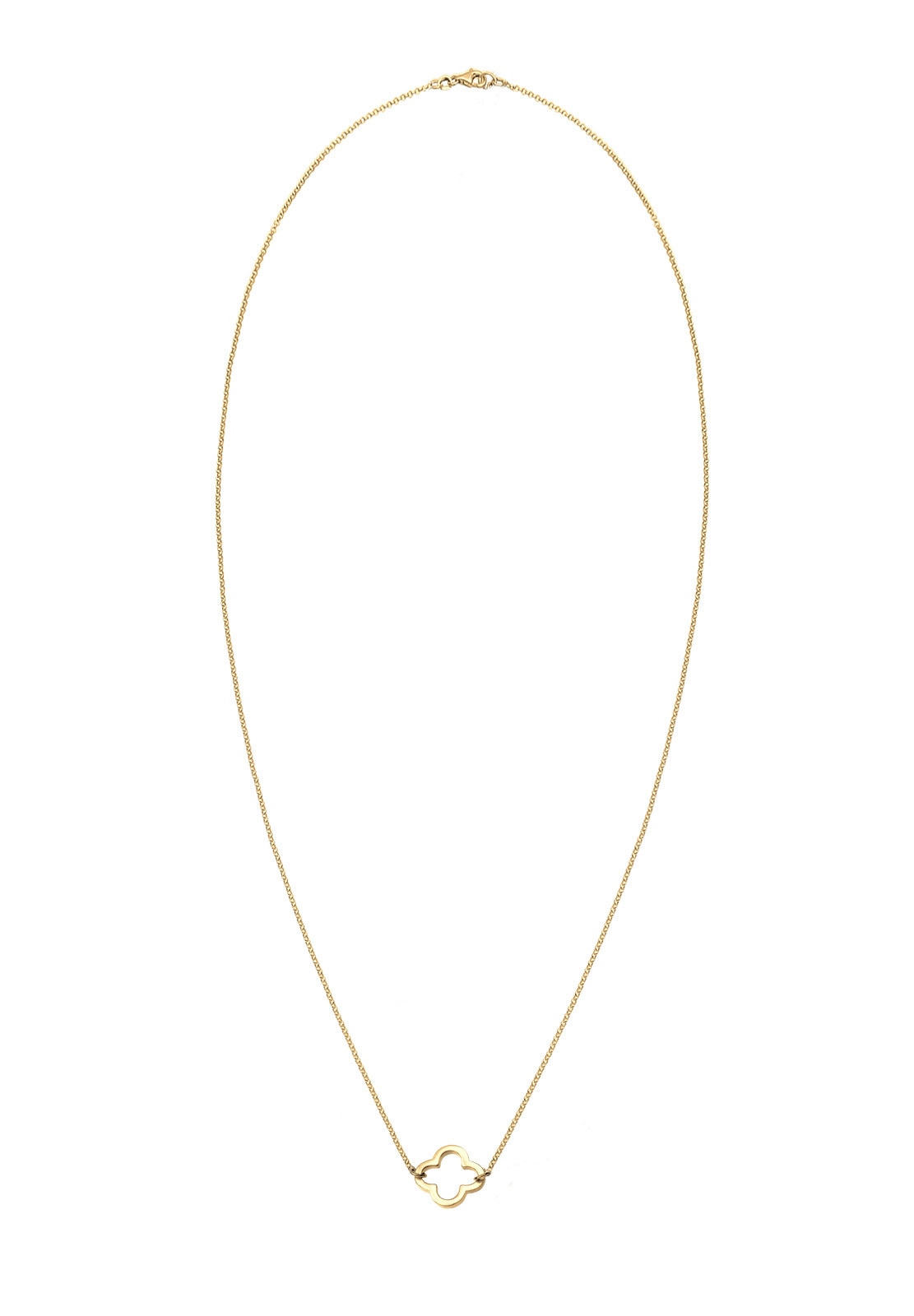 Elli Kette mit Anhänger »Halskette Kleeblatt Glücksbringer Filigran Trend 925 Sterling Silber«