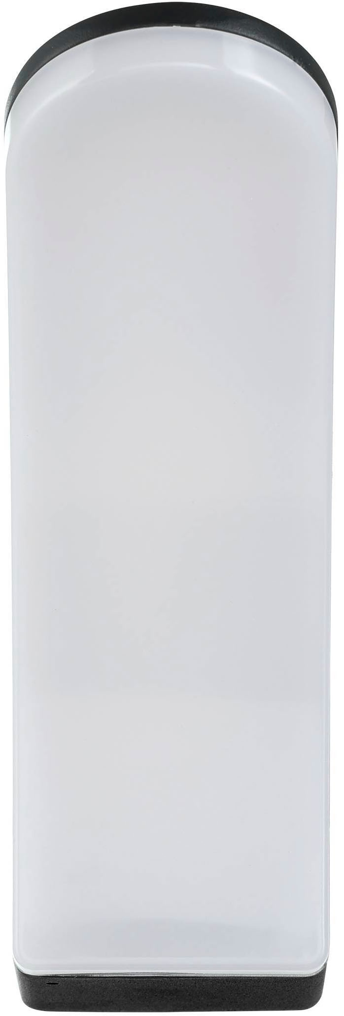 EGLO Wandleuchte »Fiumicino Außen-Wandlampe, Außenleuchte, Alu und Kunststoff, IP44« LED-Modul 1 Stk. Warmweiß Wand-/Deckenleuchte - L7 x H18 x AL19 cm - schwarz - 11,5W inkl.