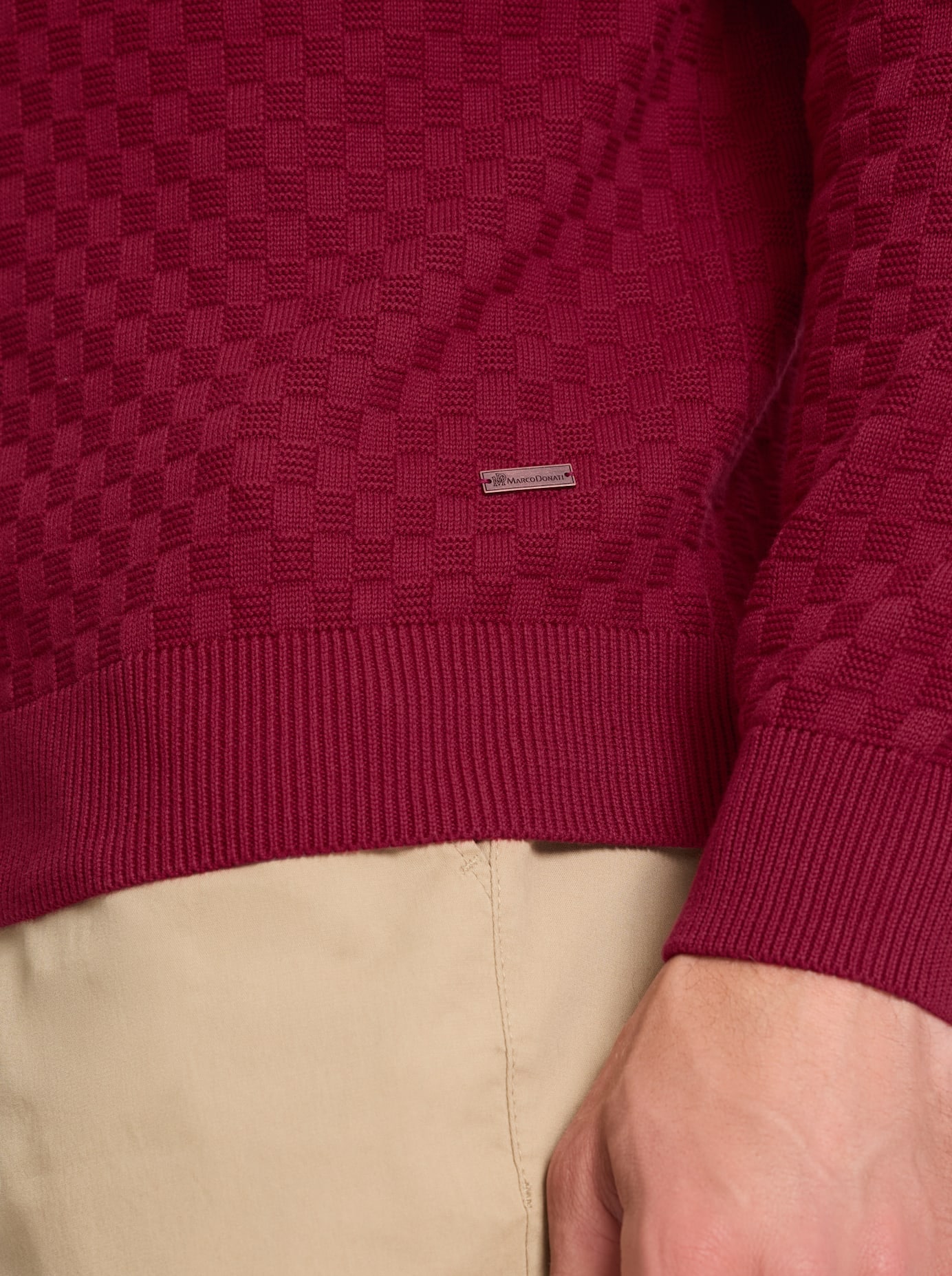 Marco Donati Rundhalspullover »Pullover«