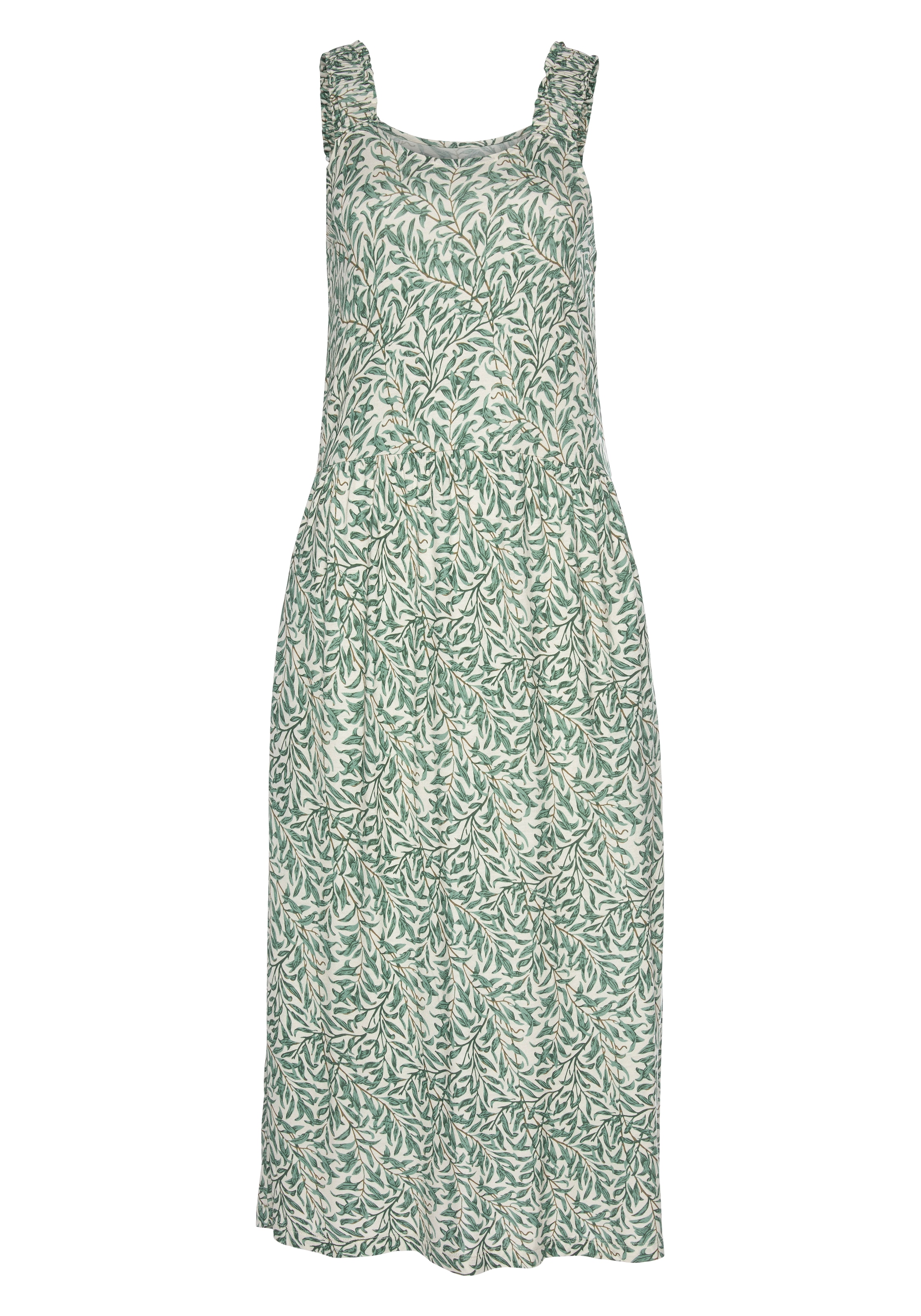 Beachtime Jerseykleid, mit Blätterdruck online bei OTTO