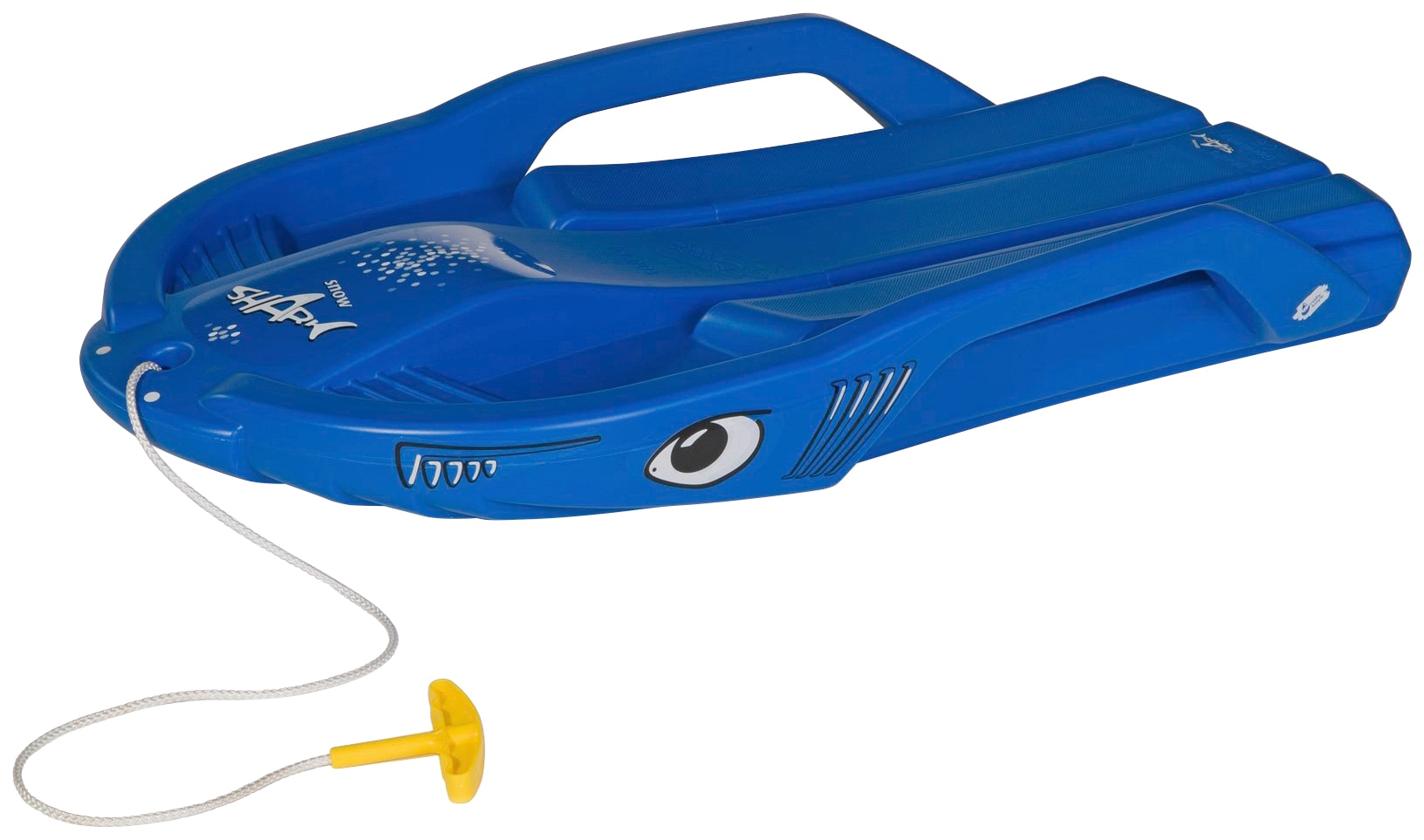 rolly toys® Schlitten »rollySnow Shark, blau«, Steuerung durch Gewichtsverlagerung