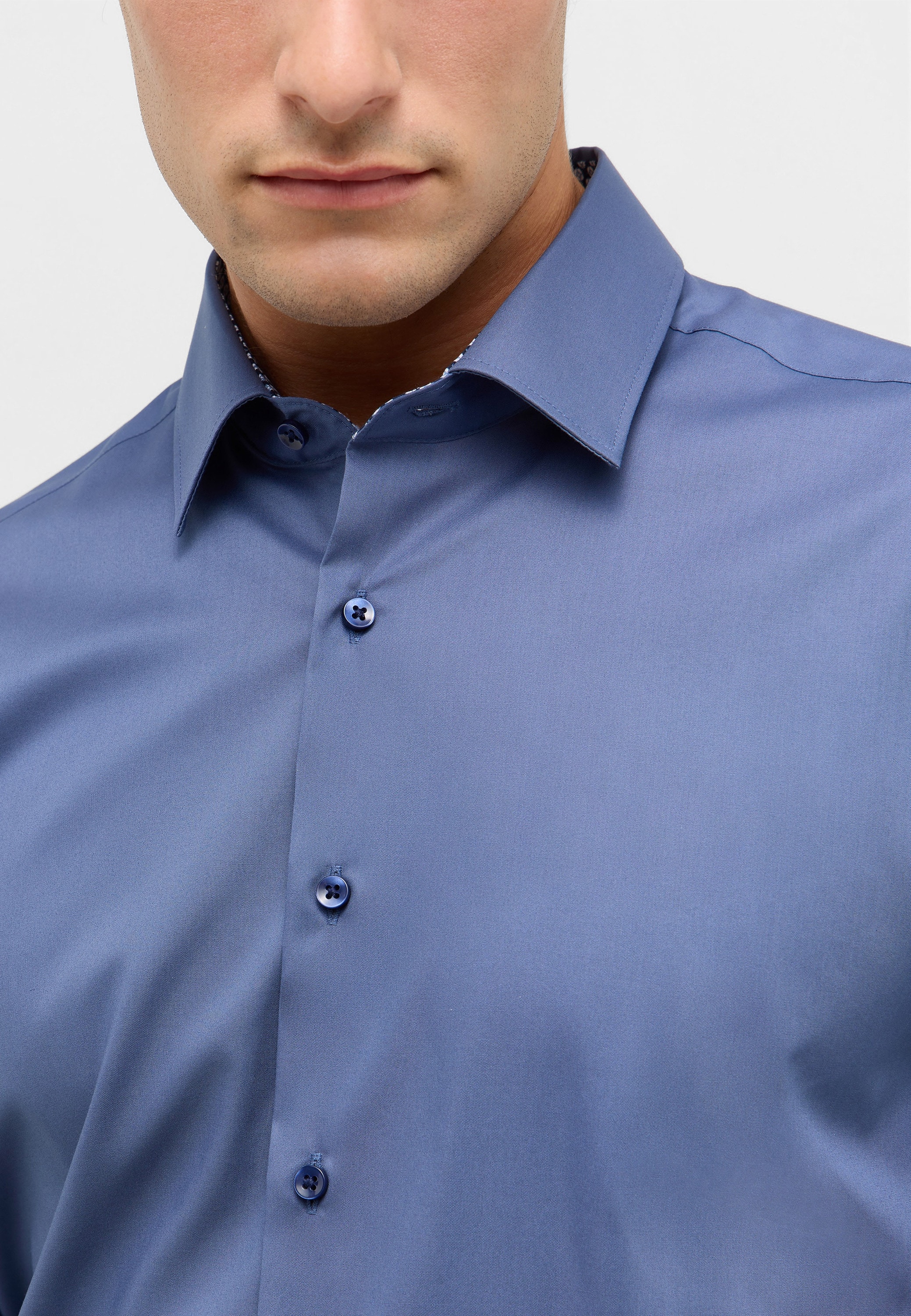 Eterna Langarmhemd »SLIM FIT« NON IRON (bügelfrei)