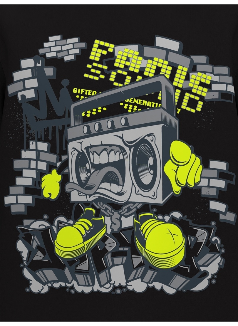 Trigema T-Shirt »TRIGEMA T Shirt mit Printmotiv "Music-Box"« 1