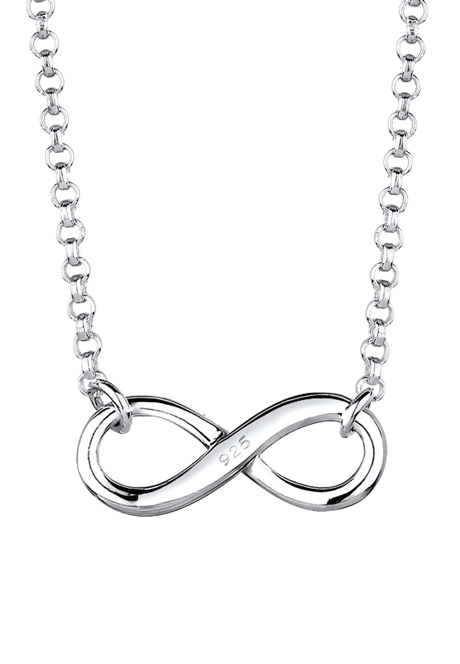 Elli Choker »Halskette Choker Infinity Symbol Unendlichkeit 925 Silber«