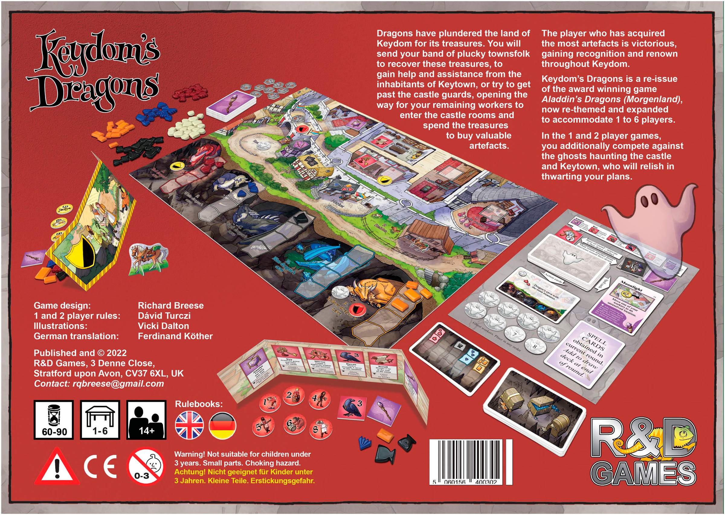 HUCH! Spiel »Keydom's Dragons«, Made in Germany