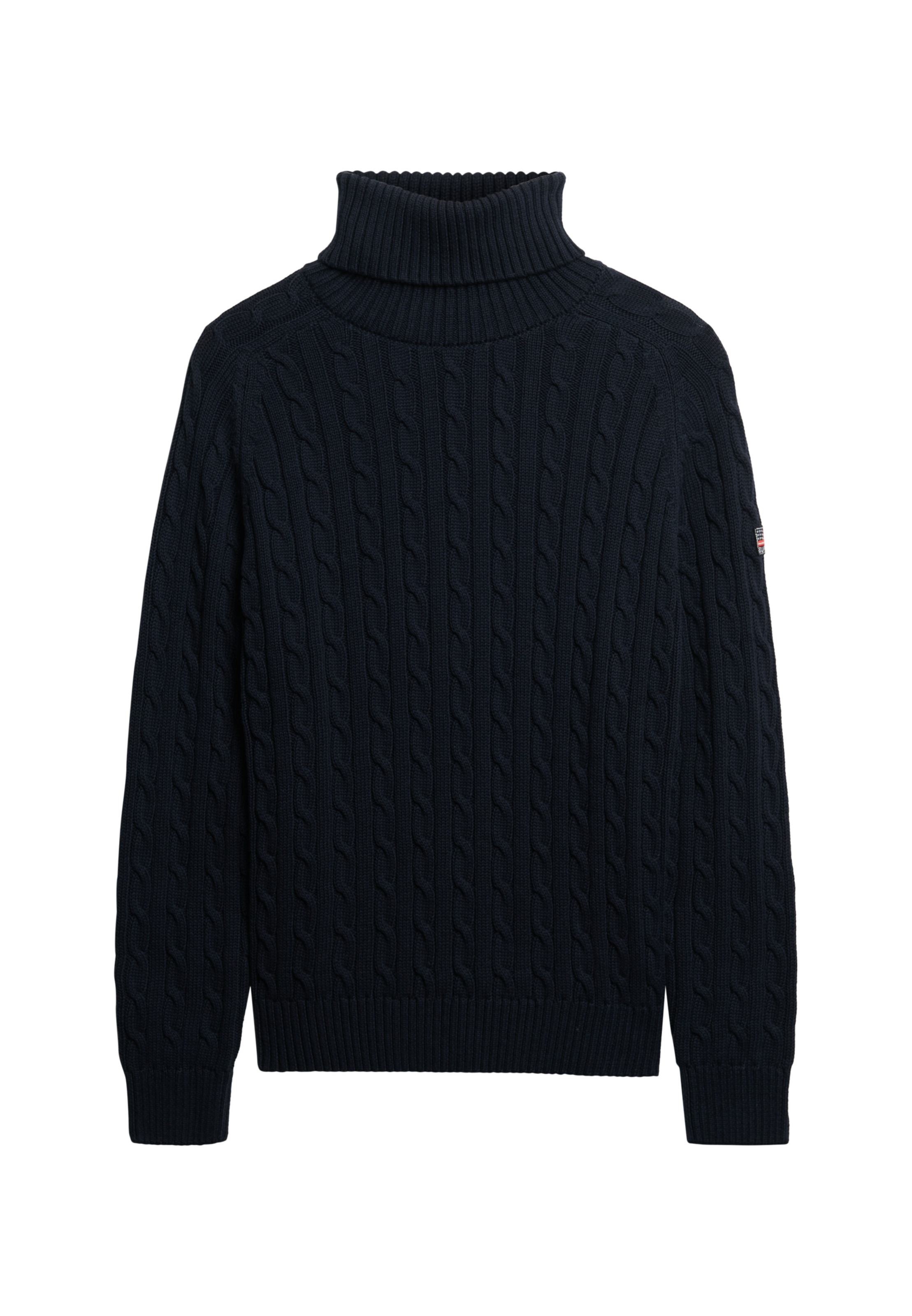 Superdry Rollkragenpullover »SLOUCHY CABLE ROLL NECK« Baumwolle, loose fit
