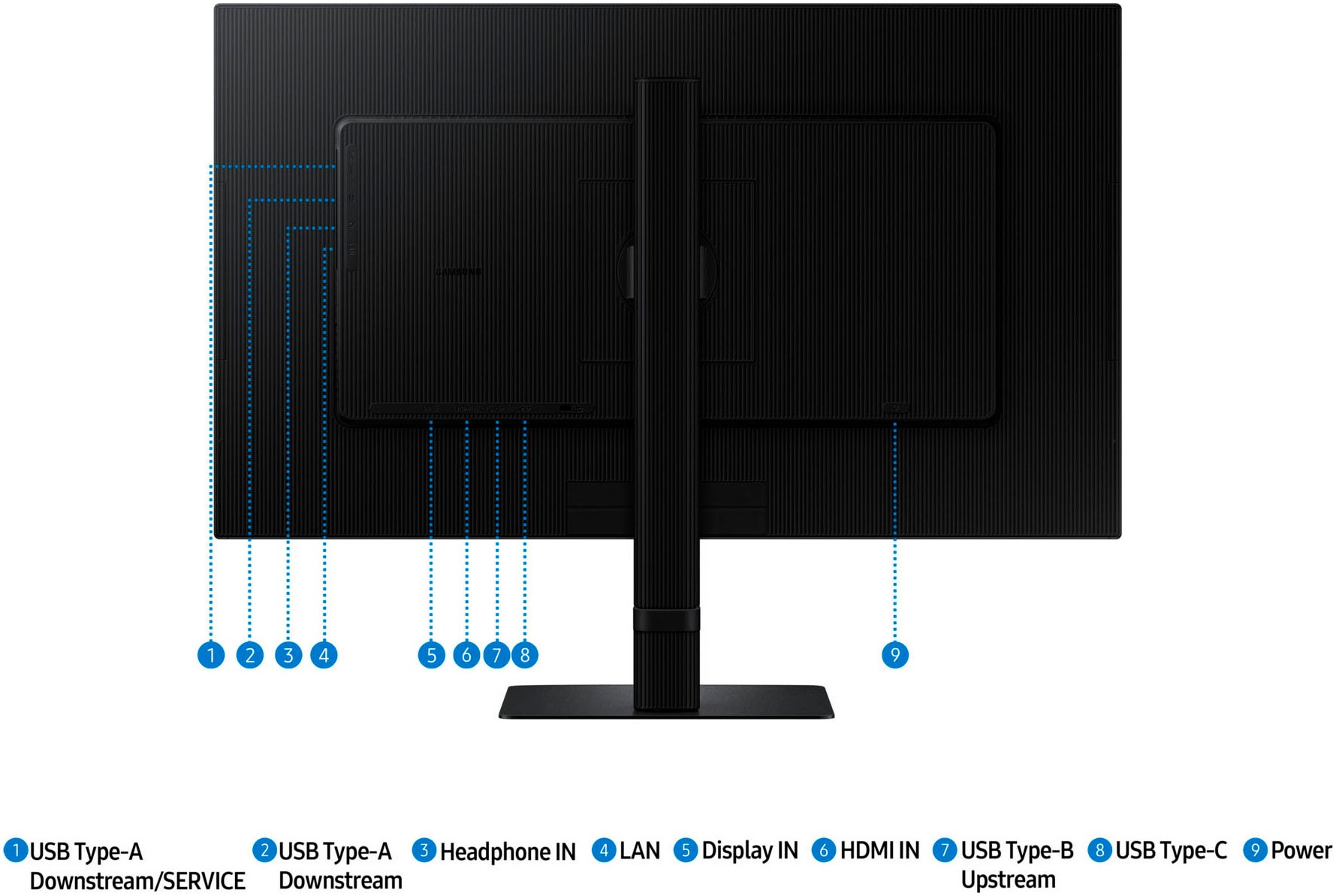 Samsung LED-Monitor »S80UD« 68 cm/27 ″  3840 x 2160 px 5 Reaktionszeit 60 Hz