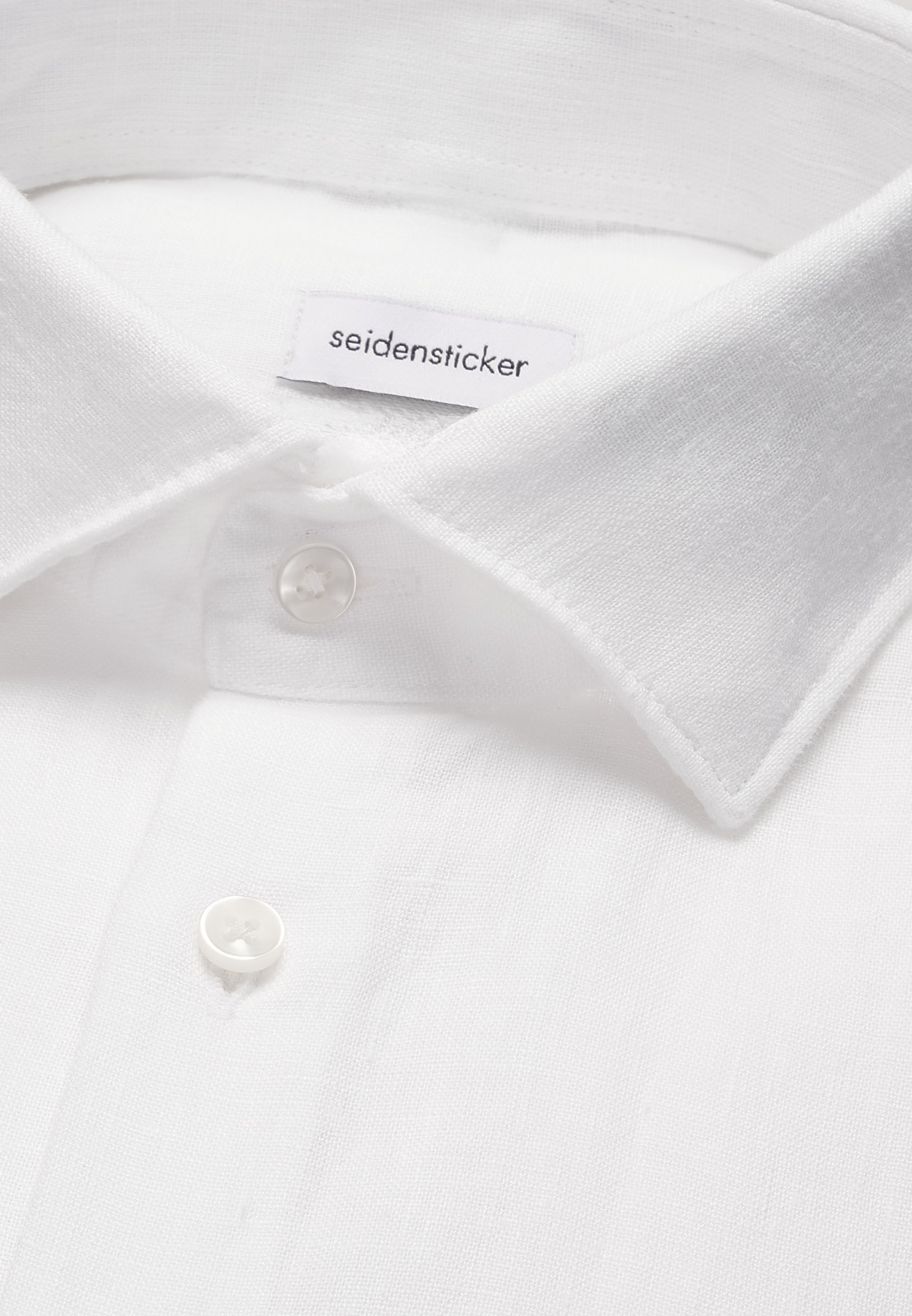 seidensticker Leinenhemd »Schwarze Rose« Slim 1/1 Kentkragen Uni