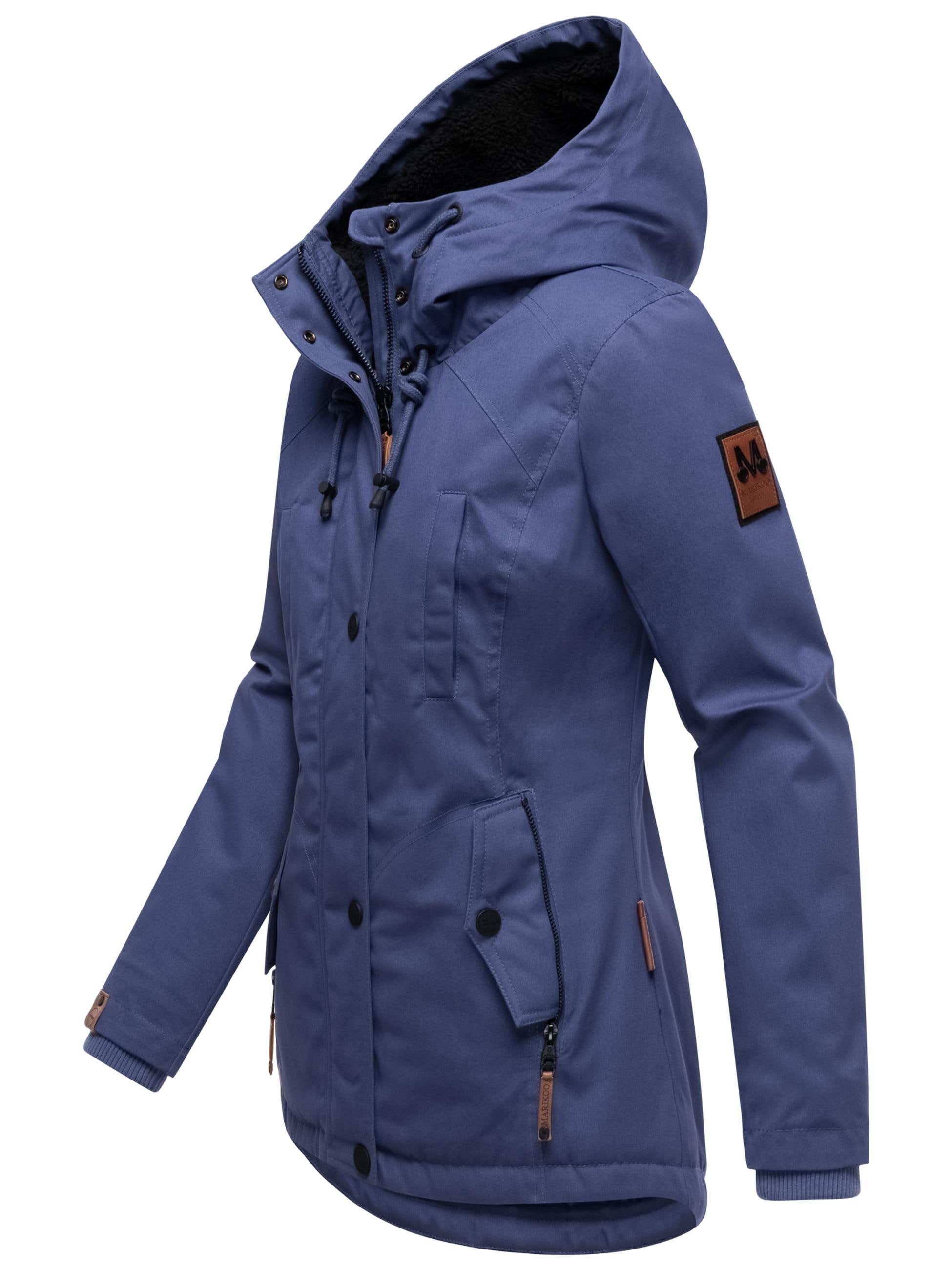 Marikoo Winterjacke »Winterjacke Bikoo« mit Kapuze sportliche Damen Outdoor Baumwolljacke mit Kapuze