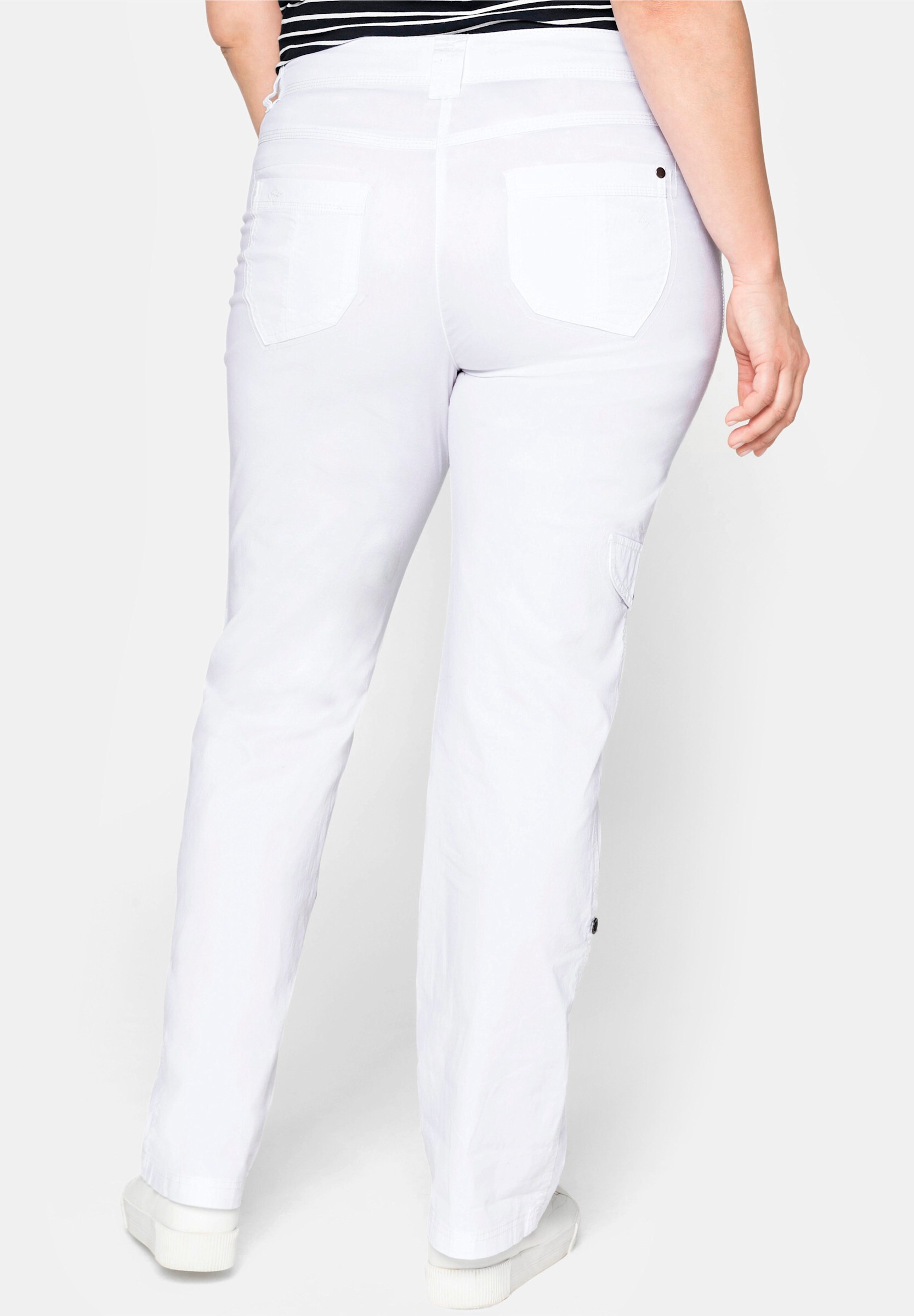 Sheego Cargohose »Cargohose Cargohose mit Krempelfunktion«  mit Krempelfunktion