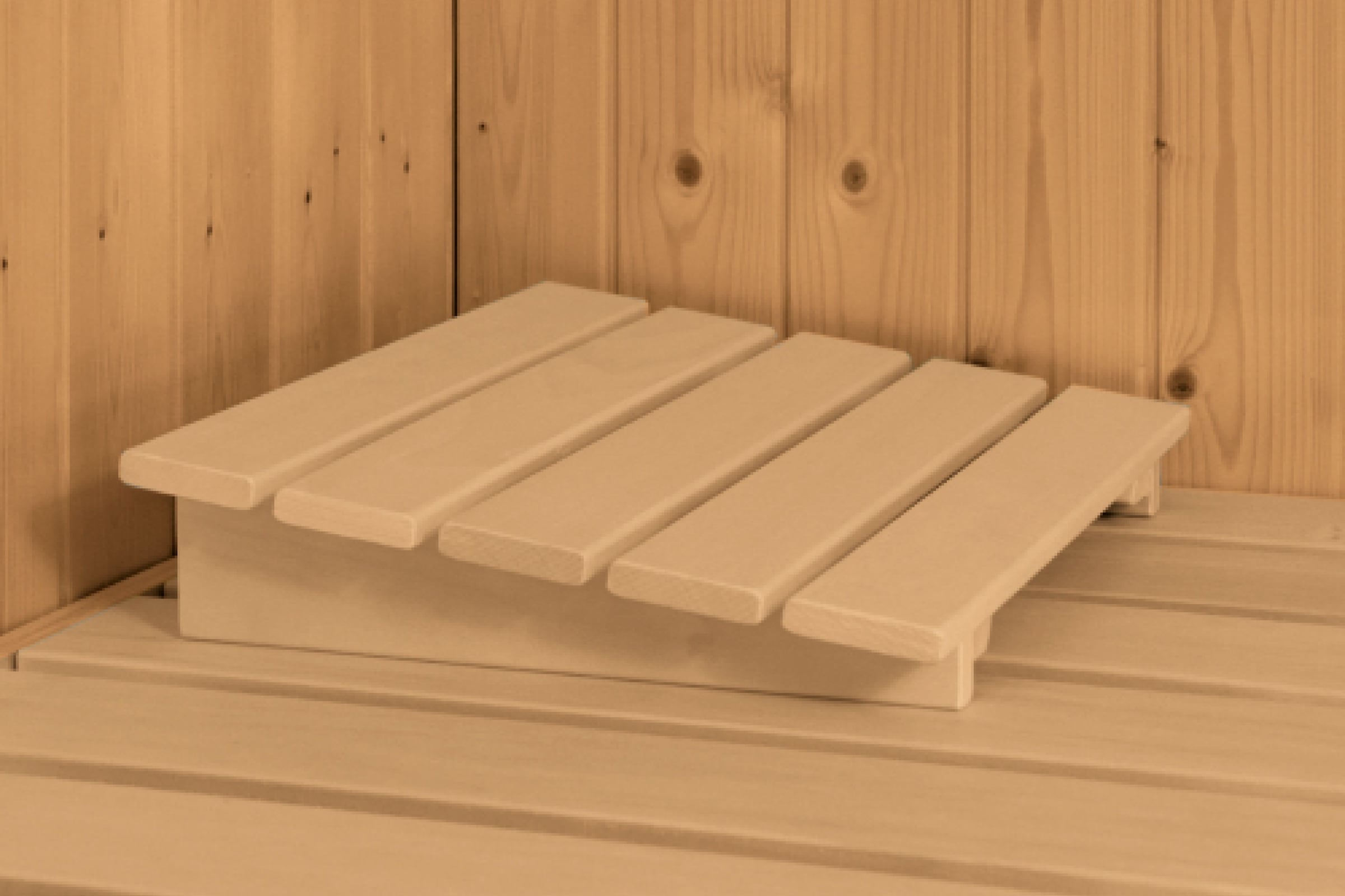 Karibu Sauna »"Agneta 2" naturbelassen« aus hochwertiger nordischer Fichte und 9 kW Ofen mit integr. Steuerung