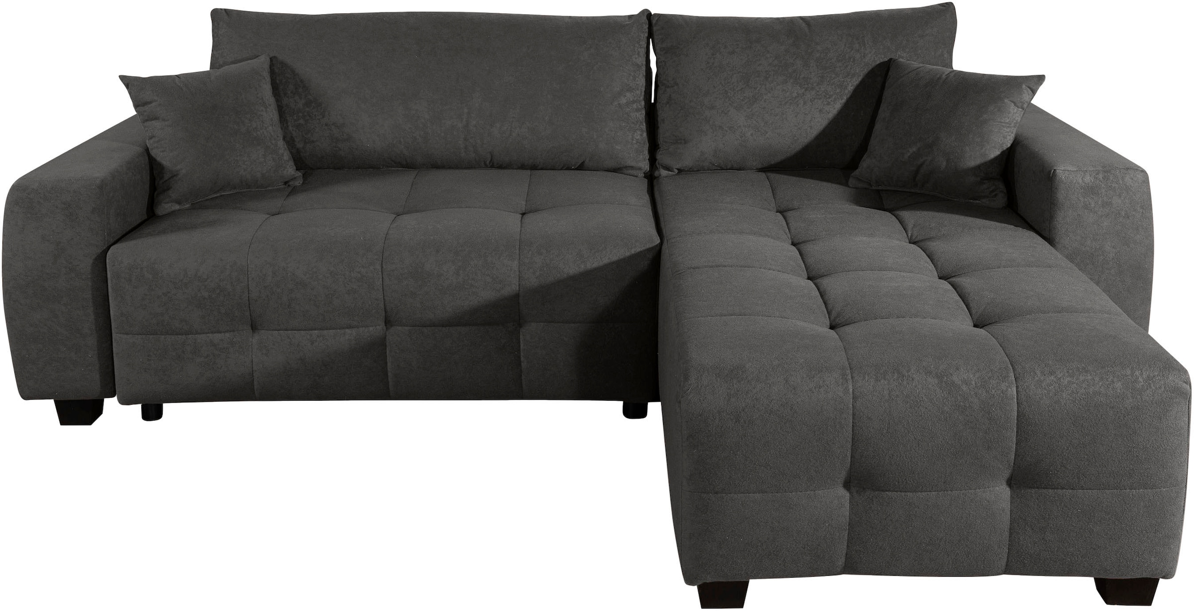 OTTO home Ecksofa »Bella Couch L-Form, B: 234 cm - OTTO. Verlässliche Qualität.« optional Schlaffunktion & Bettkasten, mit Zierkissen