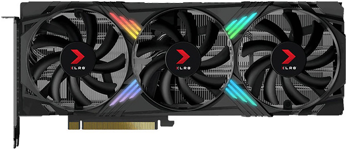PNY Grafikkarte »GeForce RTX 4070 SUPER XLR8 Gaming VERTO EPIC-X RGB Overclocked Triple«, 12 GB, GDDR6X