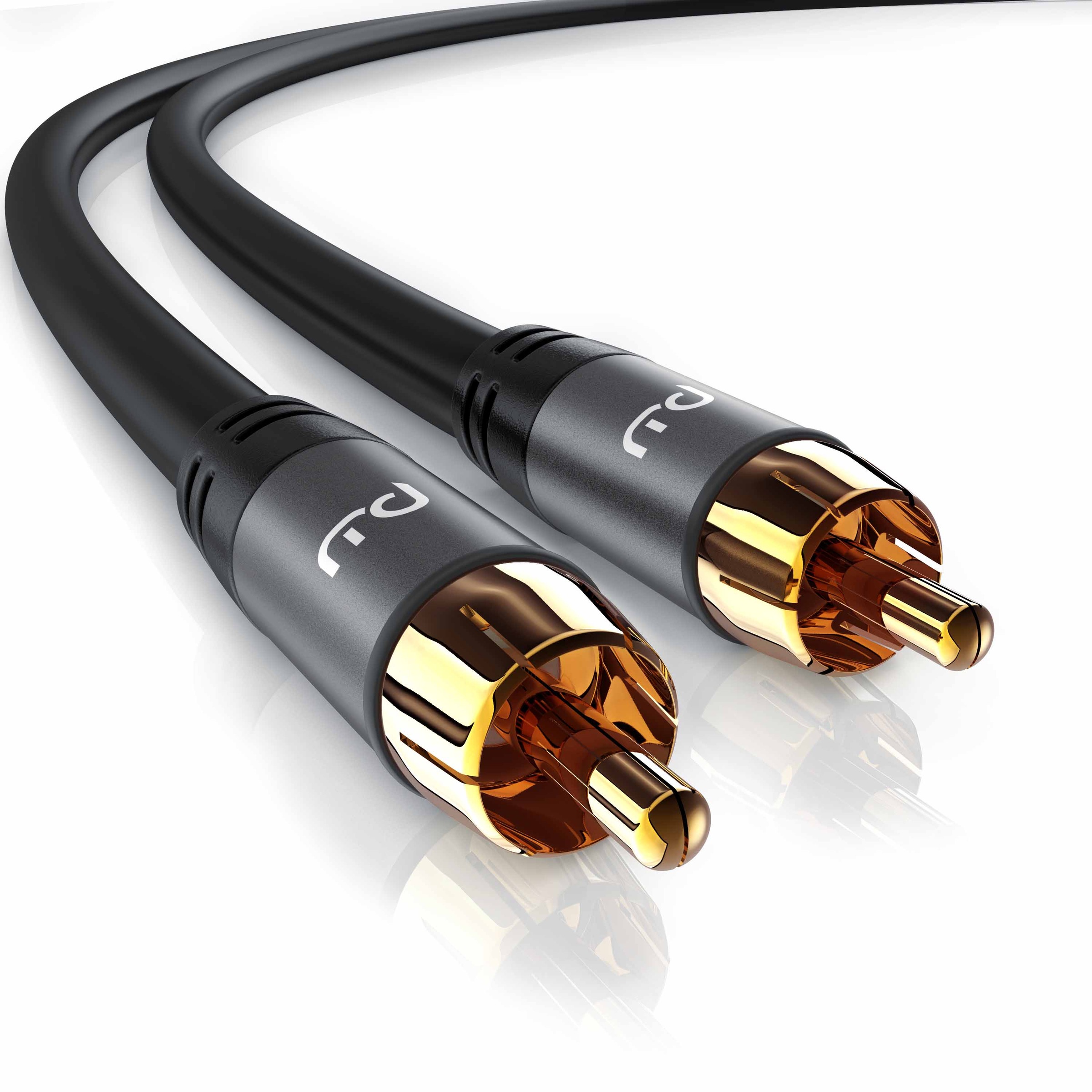 Primewire Audio-Kabel »1x Cinch RCA zu 1x Cinch RCA Stecker Audiokabel«, 750 cm