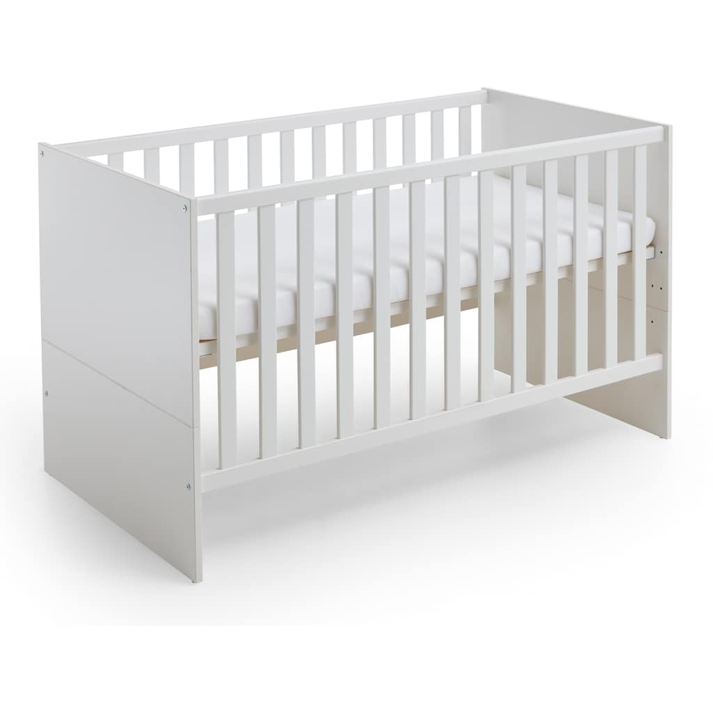 arthur berndt Babyzimmer-Komplettset »Liam«, (Set, 3 St., Kinderbett, Kleiderschrank, Wickelkommode)