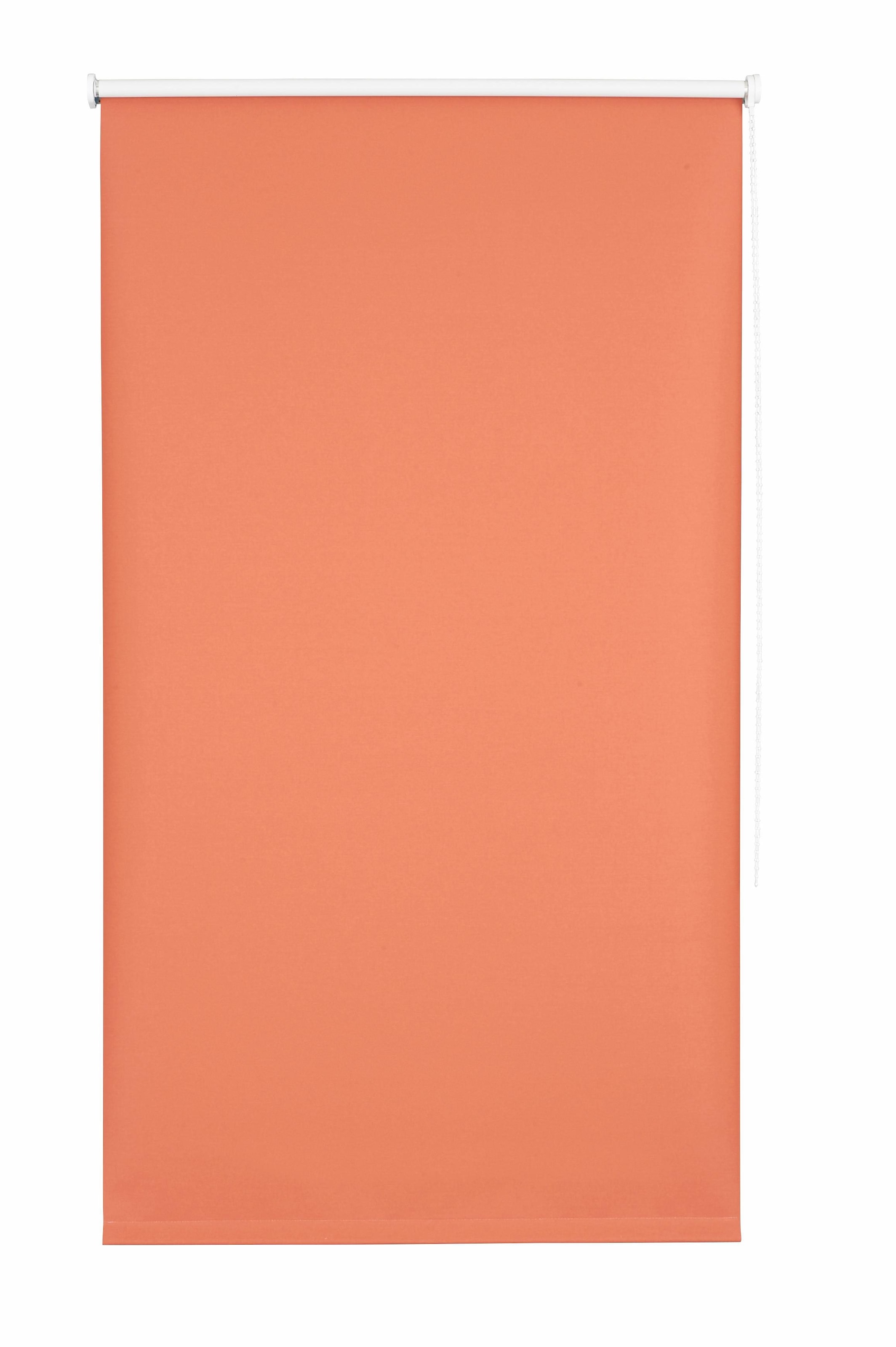 Sunlines Seitenzugrollo »Lea« verdunkelnd energiesparend mit Bohren 1 Stück in orange
