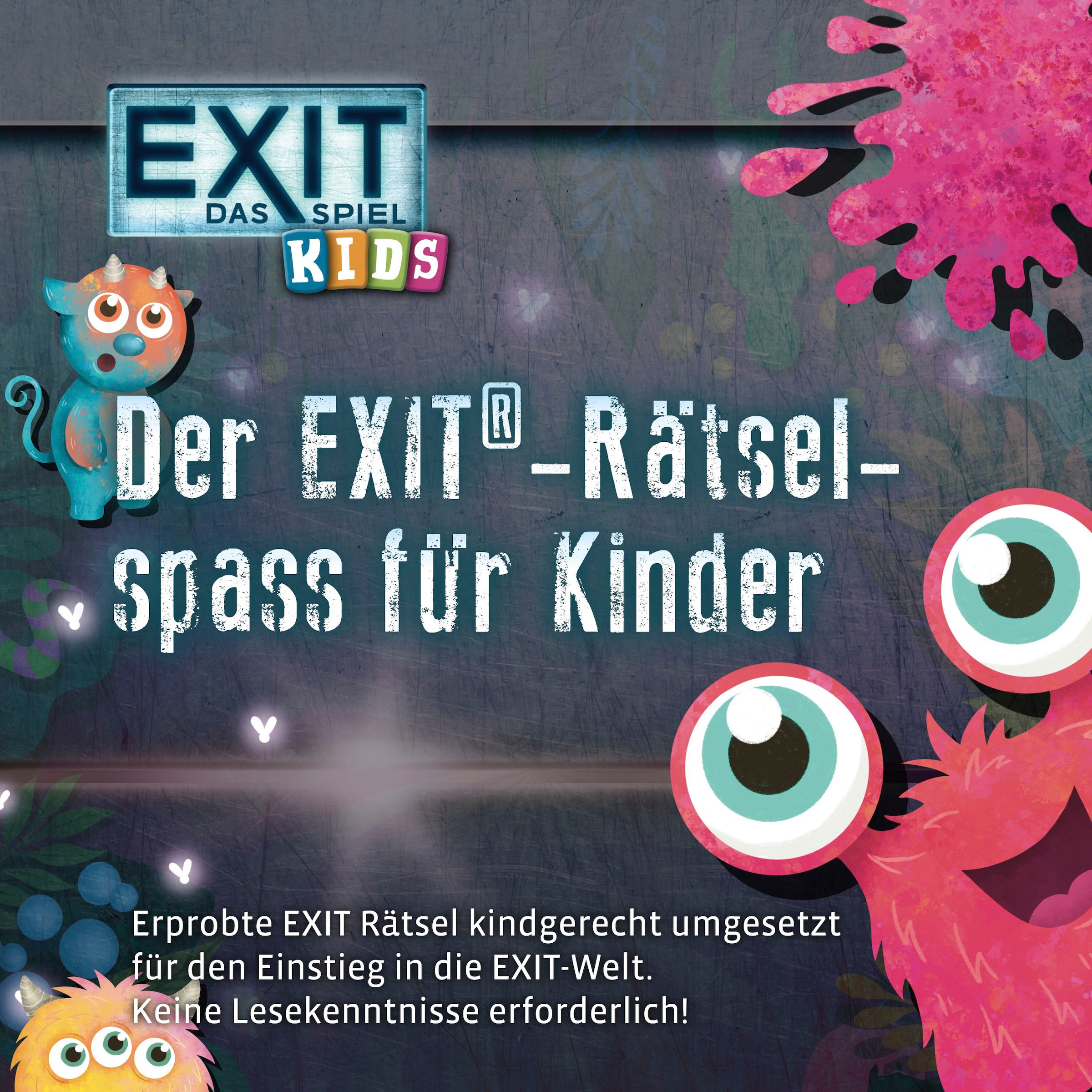 Kosmos Spiel »EXIT, Das Spiel Kids Monstermäßiger Rätselspaß«, Made in Germany