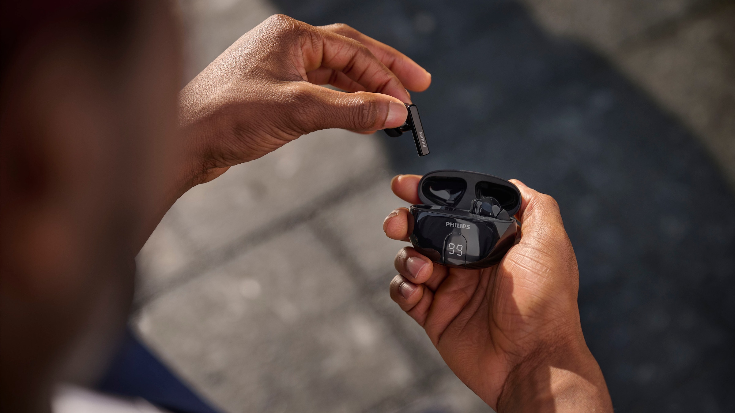 Philips wireless In-Ear-Kopfhörer »TAT 2520«, Bluetooth, Adaptive Noise-Cancelling-Freisprechfunktion-Multi-Point-Verbindung-Rauschunterdrückung-Sprachsteuerung-kompatibel mit Siri