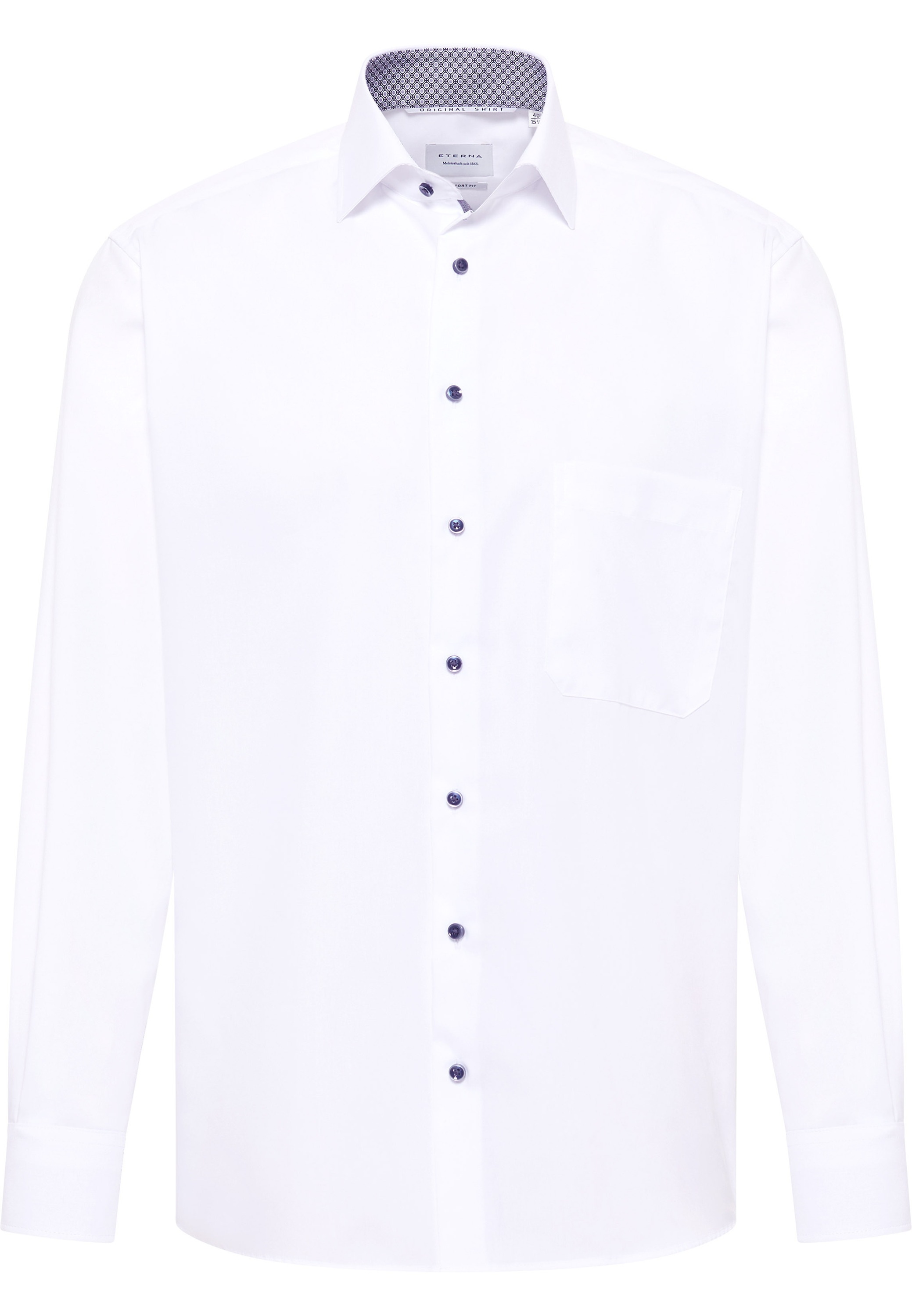 Eterna Langarmhemd »COMFORT FIT«, NON IRON (bügelfrei)