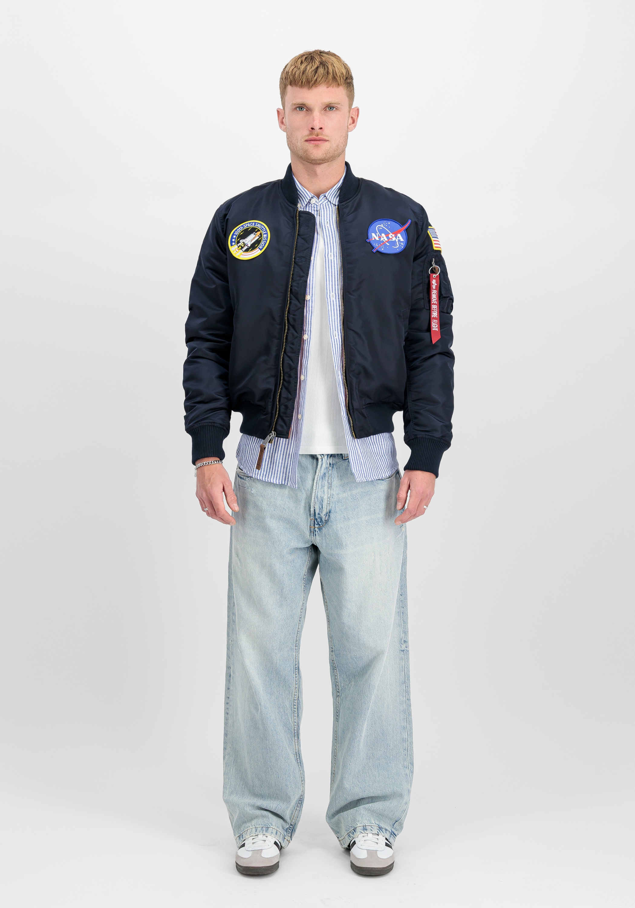 Alpha Industries Bomberjacke »Alpha Industries Men - Bomber Jackets MA-1 VF Vintage Fit NASA«