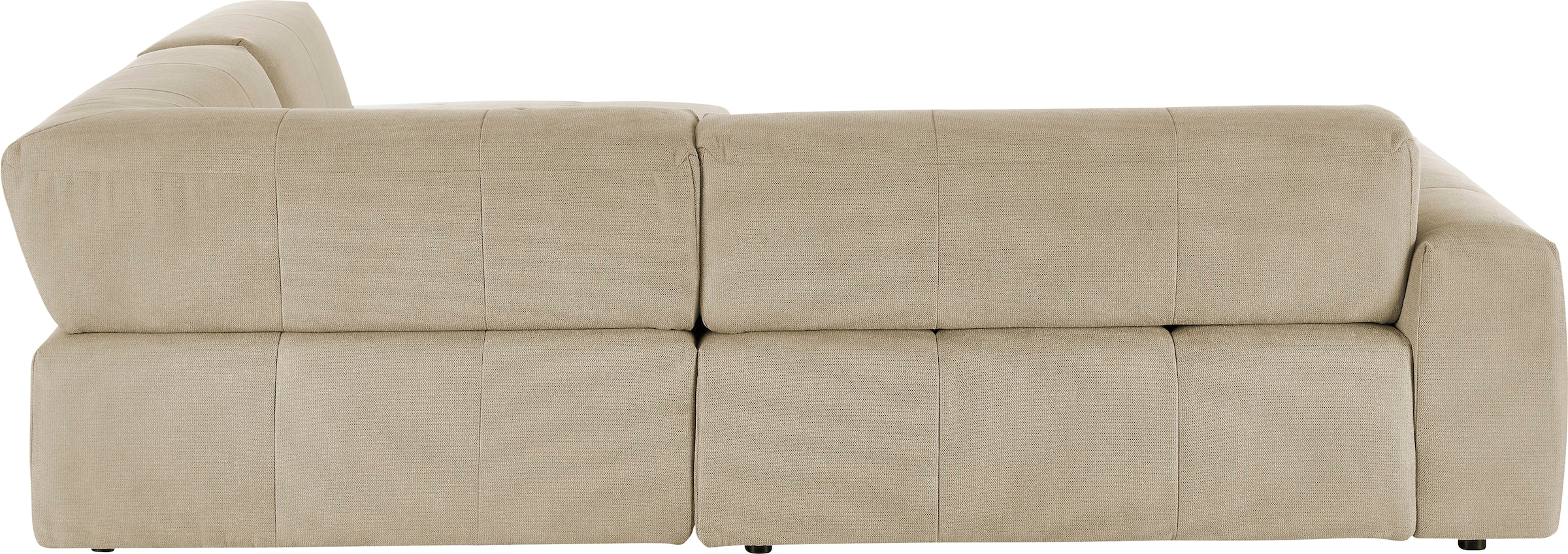 3C Candy Ecksofa »Yoshy Komfortsofa, bequem und modern, hochwertige Verarbeitungsdetails«, Zwei verschiedene Sitztiefen durch verstellbare Rückenlehne, L-Form