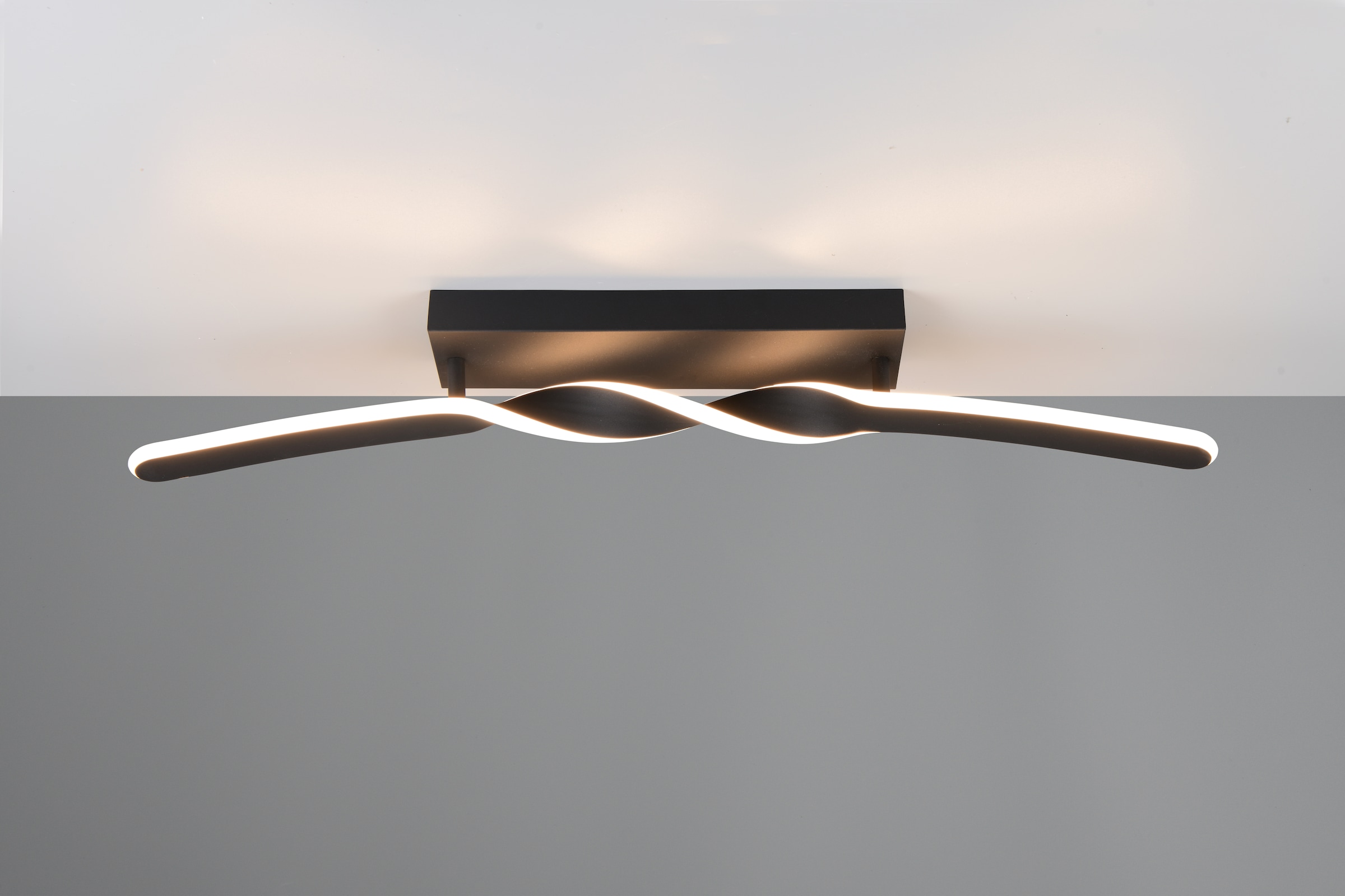 REALITY Leuchten LED Deckenleuchte »GINKO, LED Deckenlampe 18W 1980 Lumen 3000K warmweiß, Schlafzimmer« LED-Board 1 Stk. Warmweiß als Wandlampe oder Deckenlampe montierbar, Breite 79 cm Höhe 12,5cm