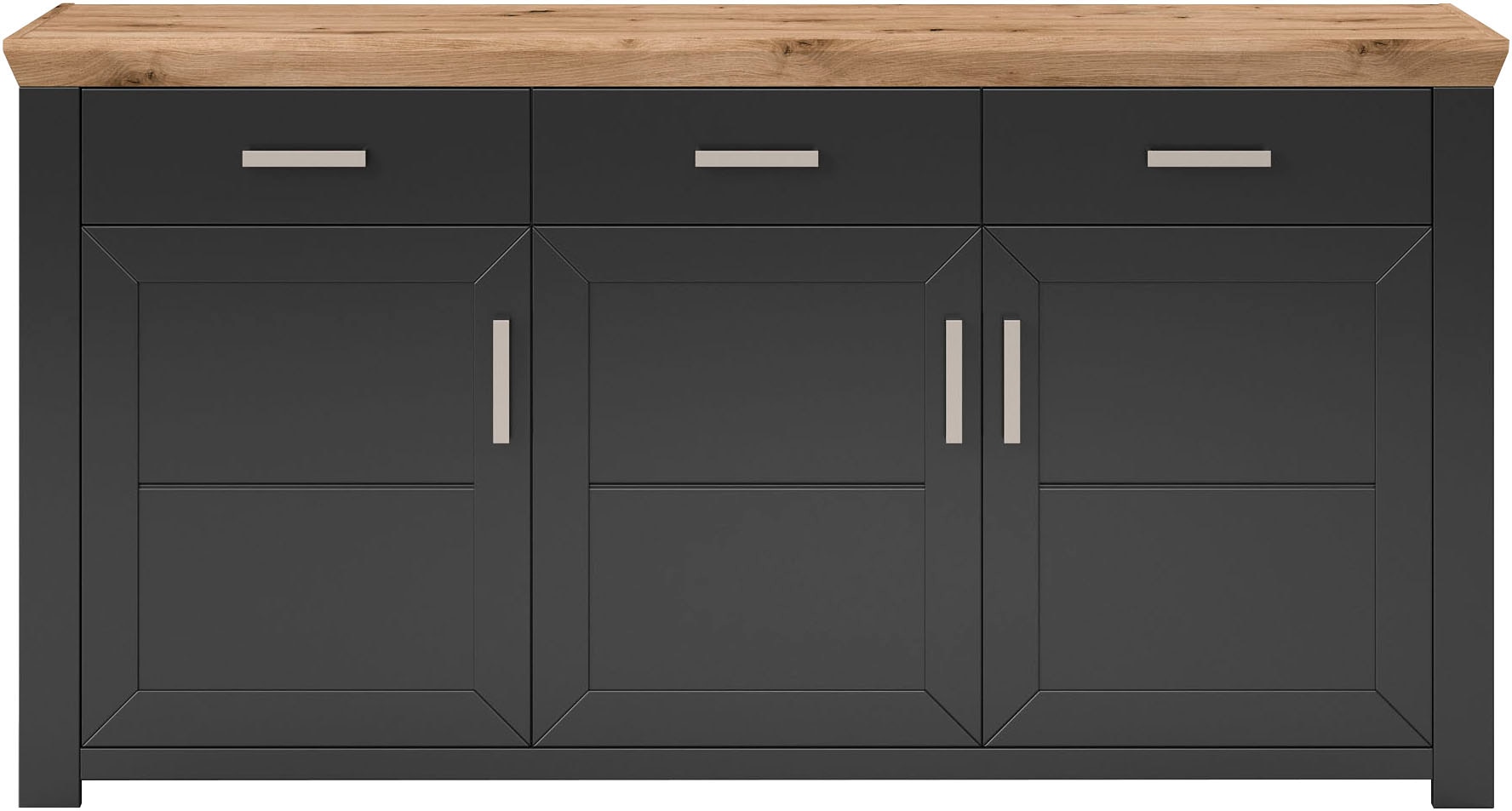 set one by Musterring Sideboard »York«, Typ 52, in 3 Farbvarianten, Landhaus-Stil, B 184 x H 95 cm