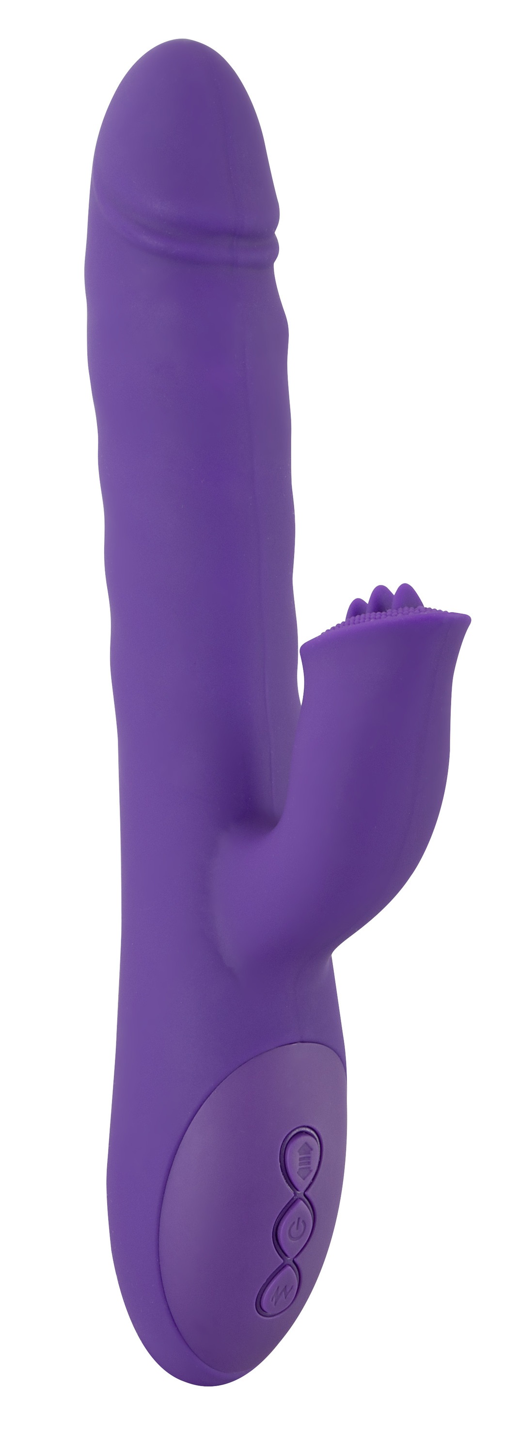 Sweet Smile Vibrator »Stoßvibrator mit Klitorisreizer Thrusting & Rotating Pearl Vibrator«