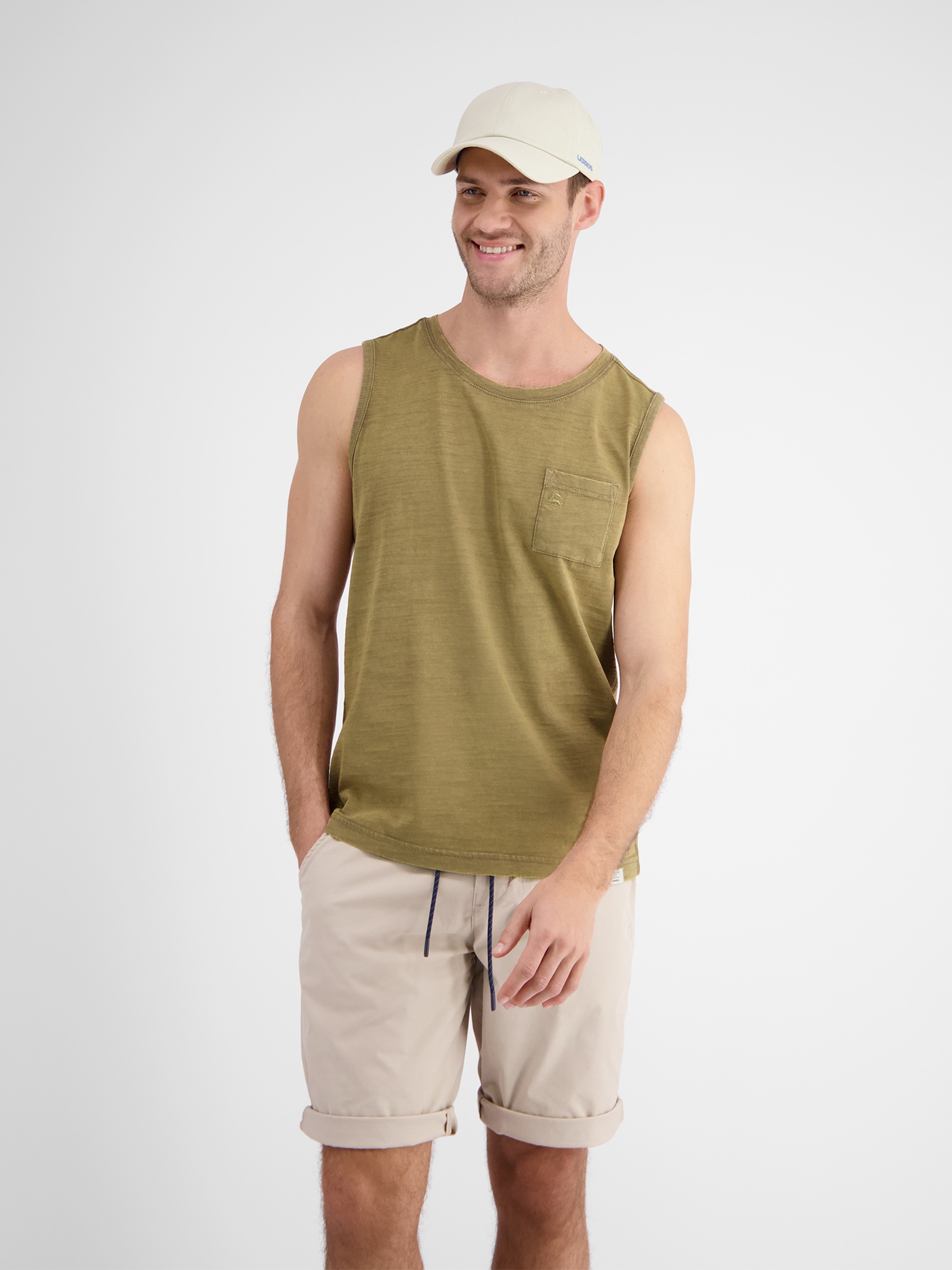 LERROS Muskelshirt »LERROS Bequemes Tanktop mit Brusttasche«