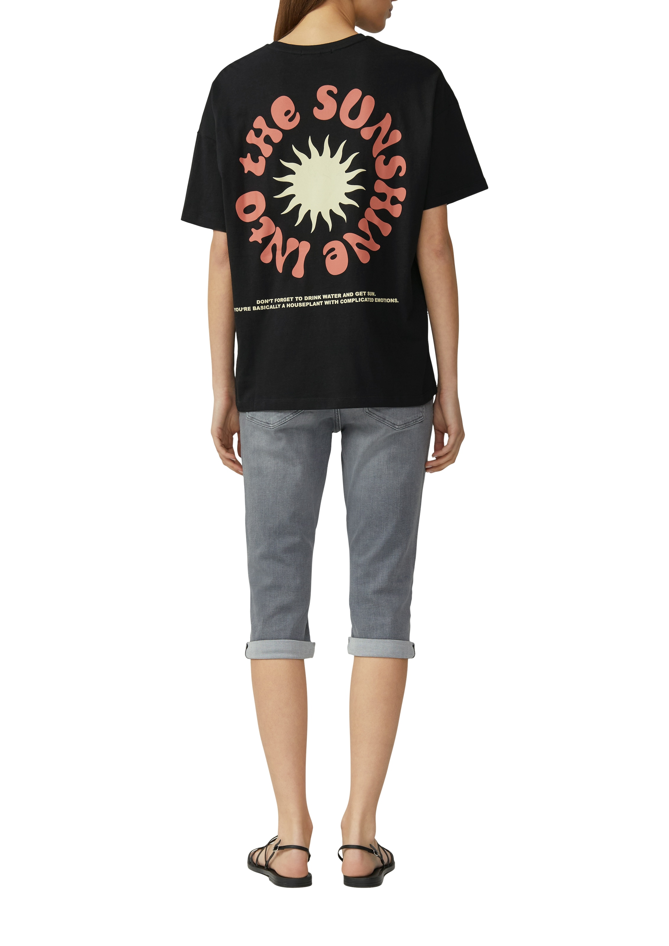 QS T-Shirt, mit Rückenprint