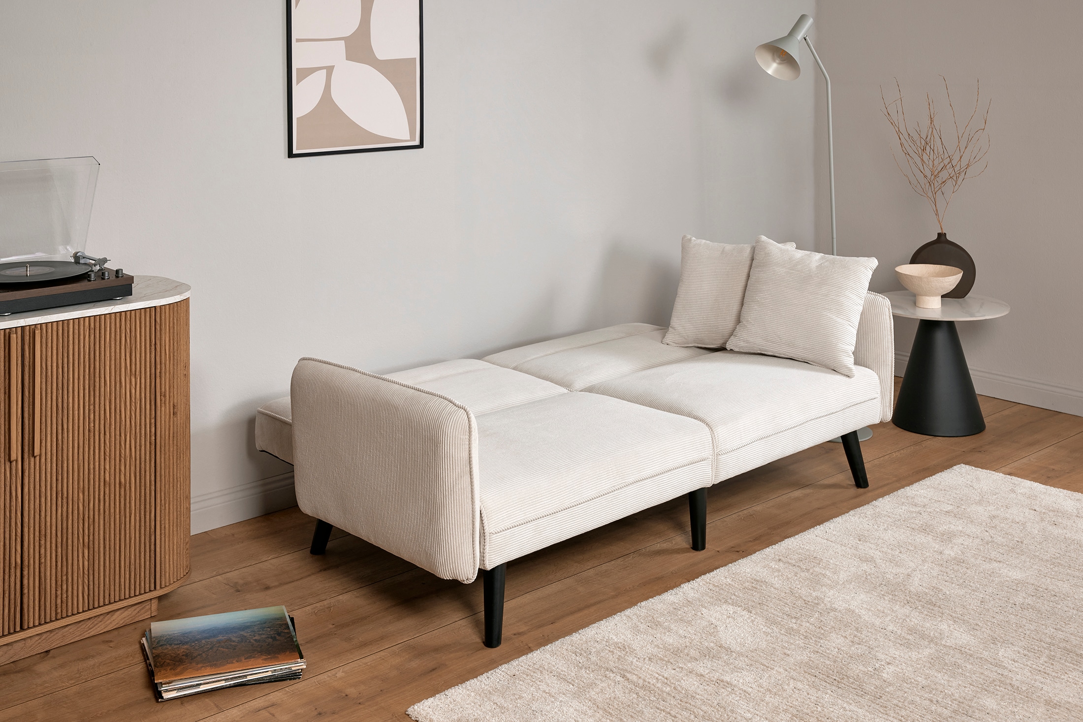 Jahnke Schlafsofa »CHILLAX LINE« mit Relax-und Schlaffunktion, inkl. Kissen, Breite 191 cm
