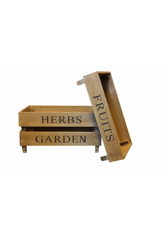 Kiste »Fruit Herbs Garden«, (Set, 3)
