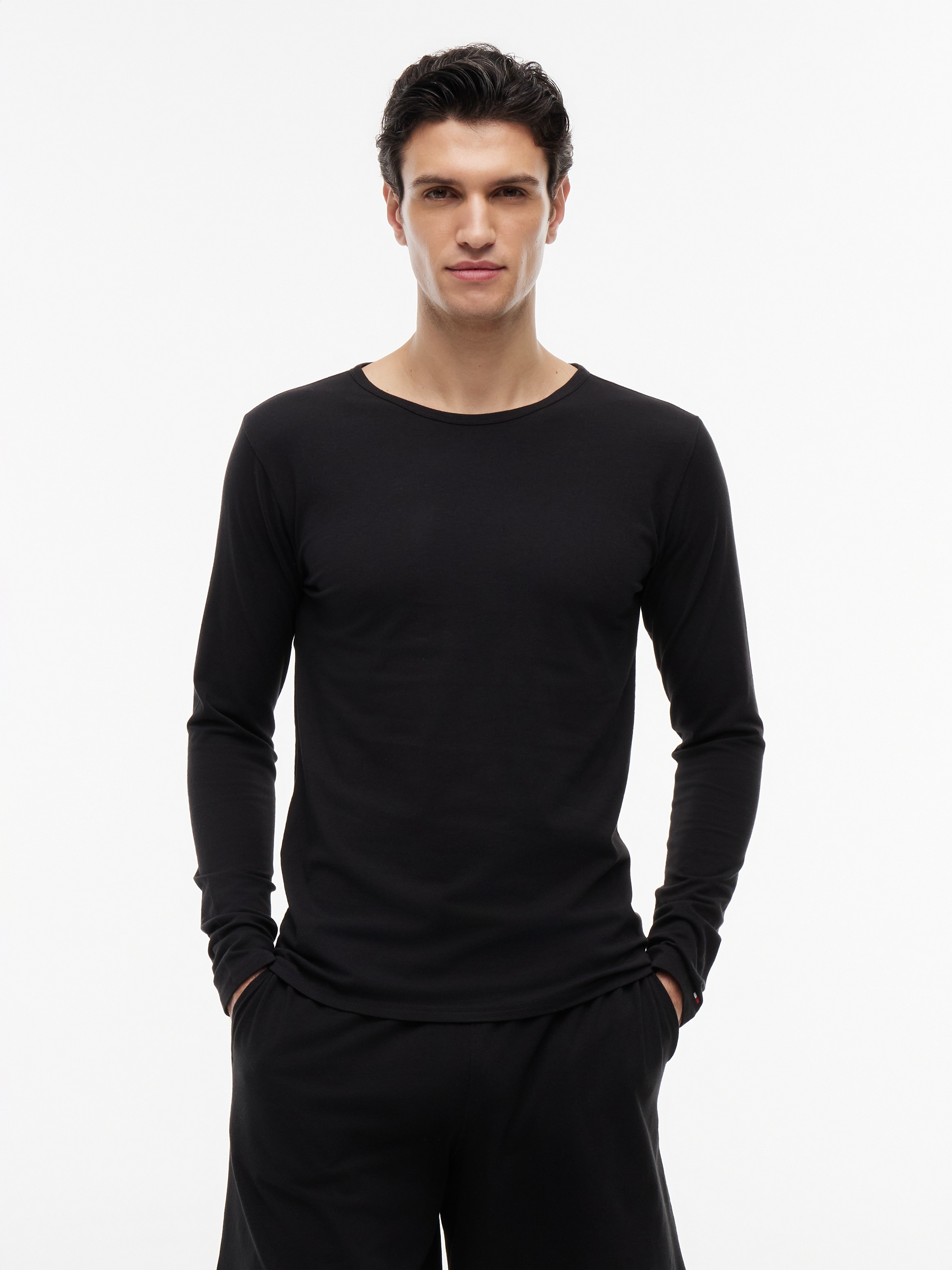 Tommy Hilfiger Underwear T-Shirt »3P LS Tee« Packung, 3er-Pack,  mit Markenlabel