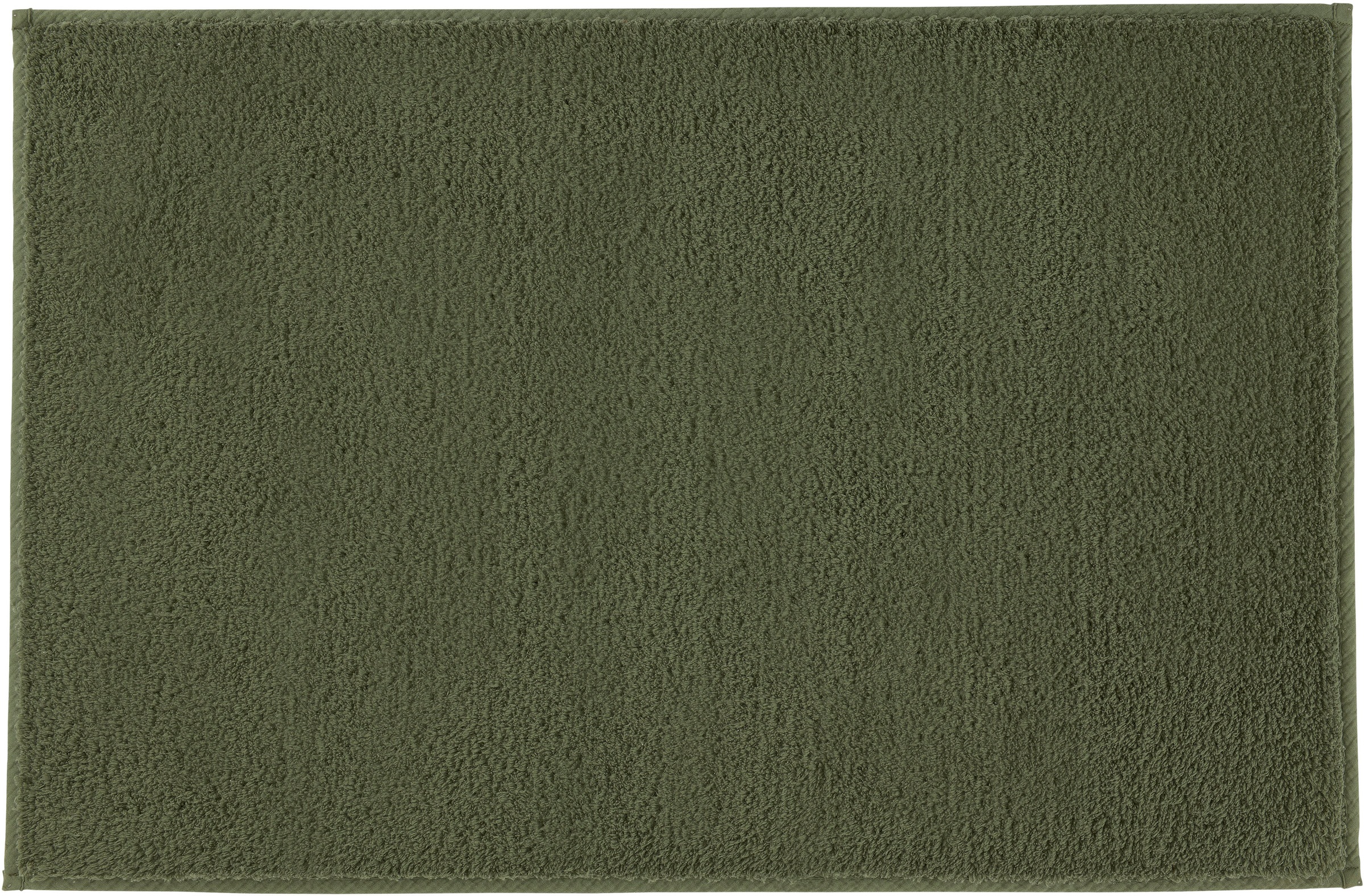 Kleine Wolke Badematte »Kansas«, rutschhemmend beschichtet, fußbodenheizungsgeeignet, Badteppich, Uni Farben, reine Baumwolle, waschbar