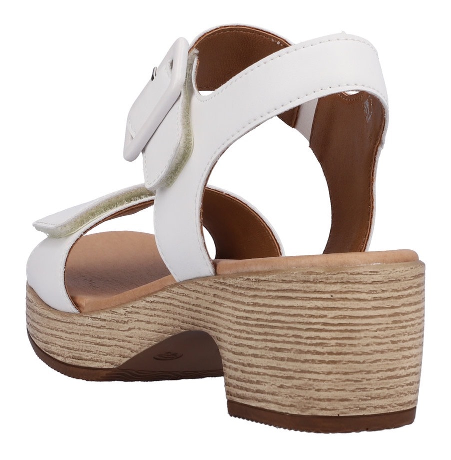 Remonte Sandalette, Blockabsatz, Sommerschuh, Sandale mit Klettverschlüssen