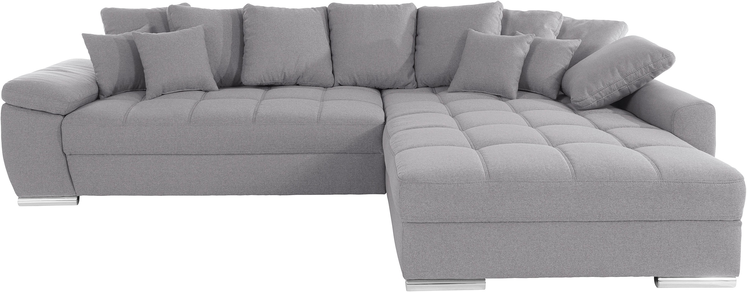 INOSIGN Ecksofa »Gwenni«, auch in Haustierstoff Aqua Clean Supreme erhältlich, incl. 4 Kissen, Achtung: sehr große Packmaße, bitte beachten