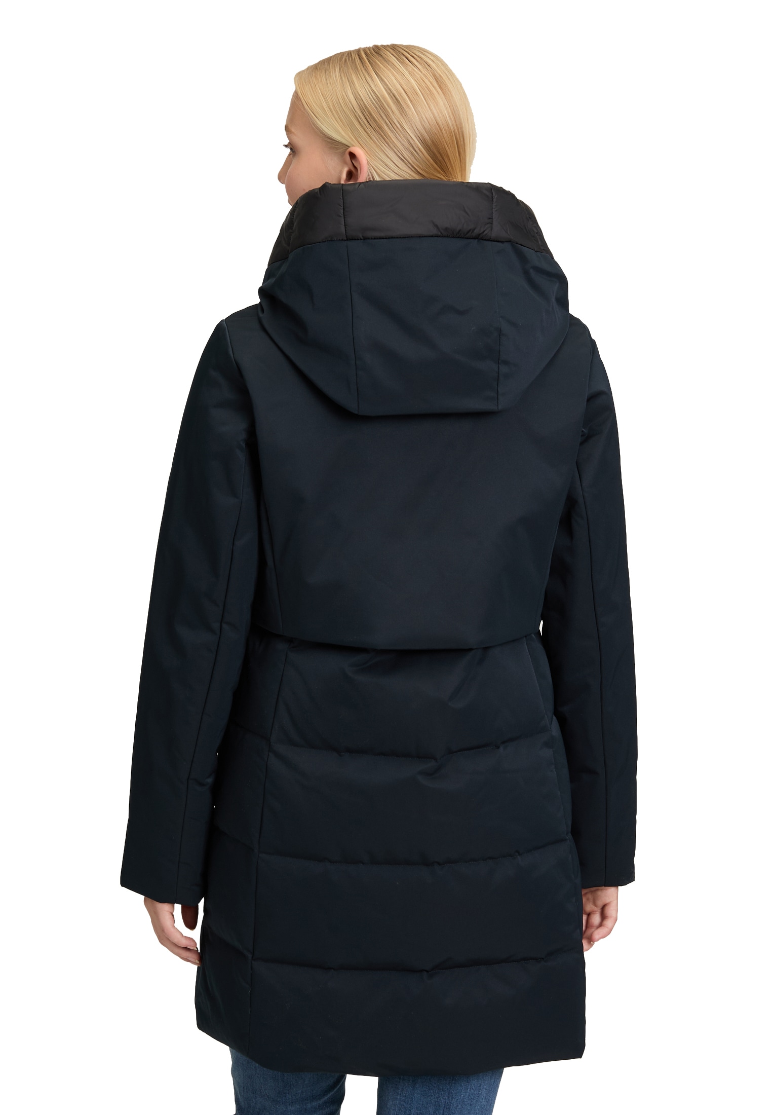 Amber & June Winterjacke »Wintermantel mit Kapuze«