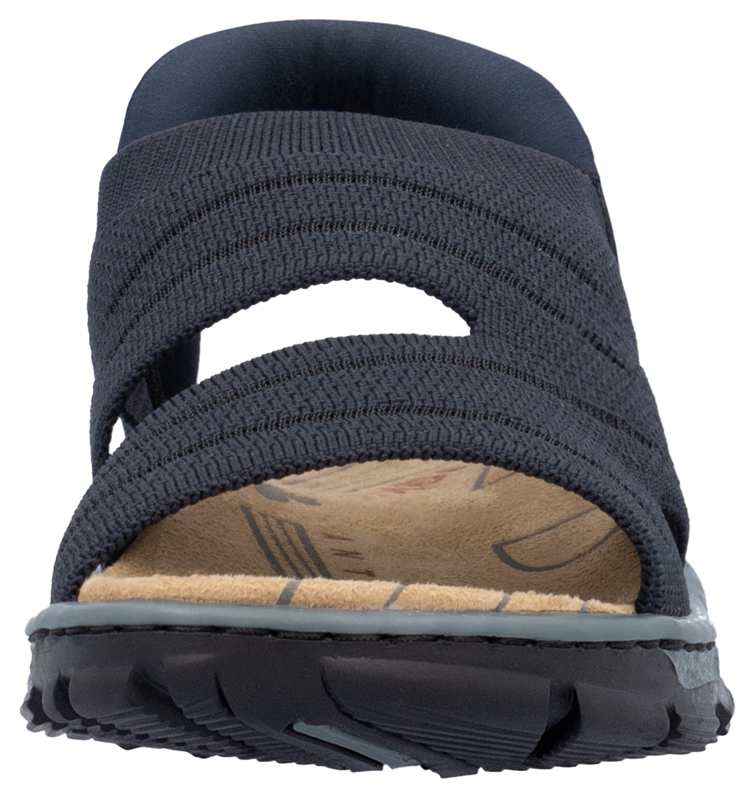 Rieker Sandale, Trekkingsandale, Outdoorsandale, Sommerschuh mit Elastik-Einschlupf