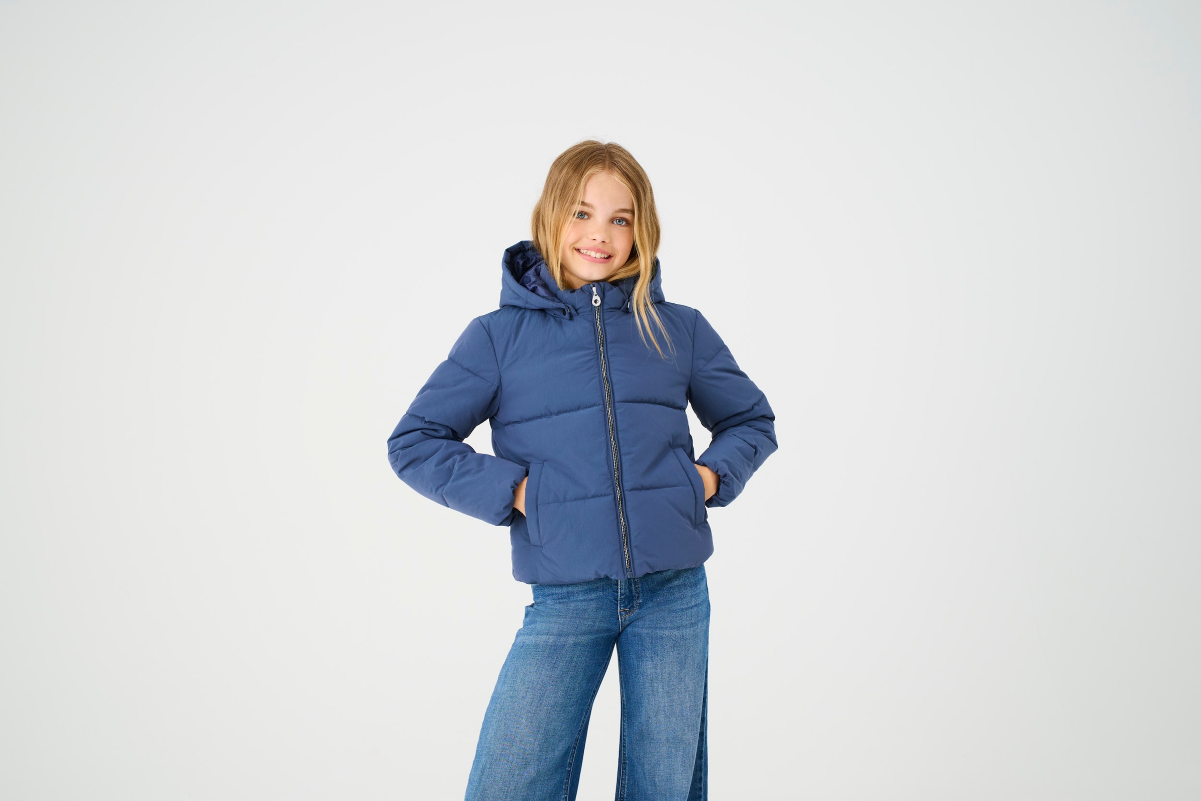 KIDS ONLY Steppjacke »KOGDOLLY SHORT PUFFER JACKET OTW« mit Kapuze