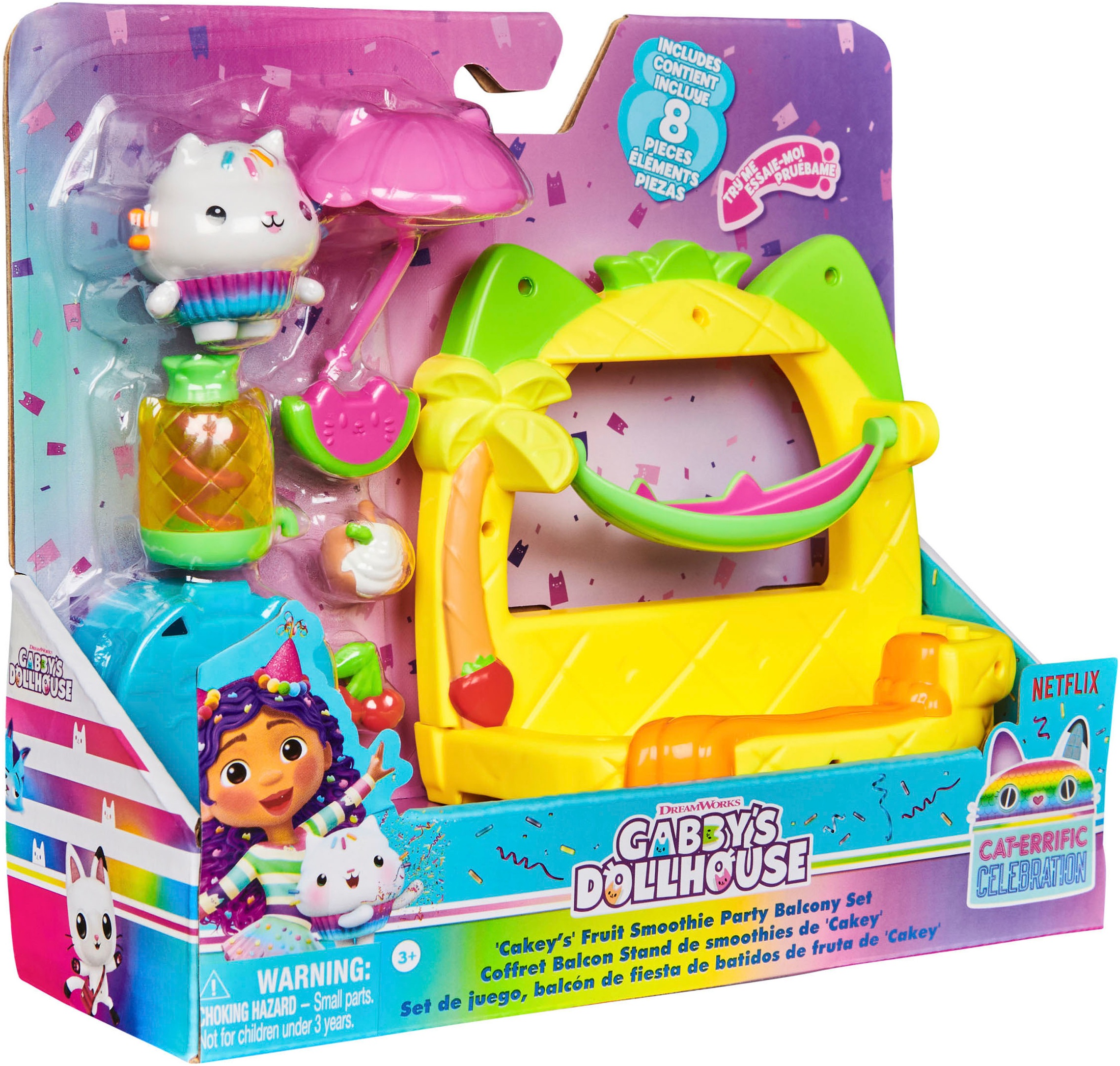 Spin Master Spielwelt »Gabby's Dollhouse – Balcony Decoration Pack - Cakey«